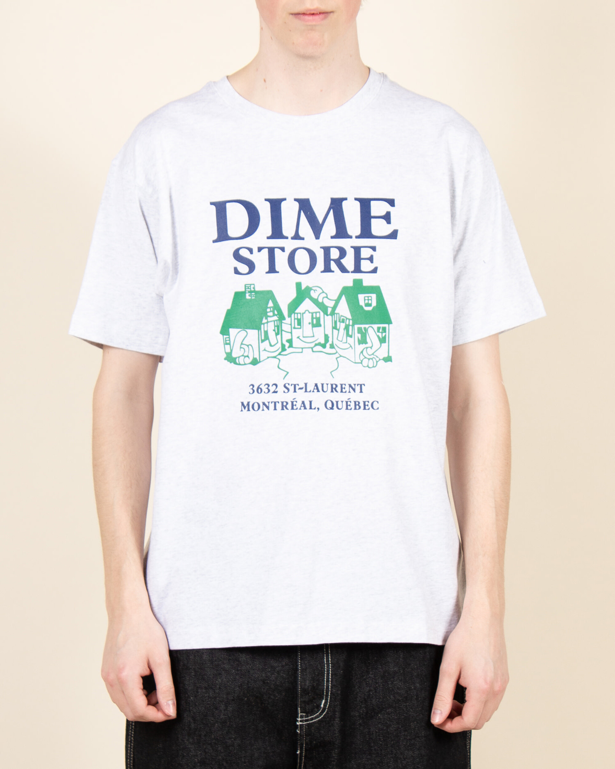 Dime Skateshop T-shirt - Ash