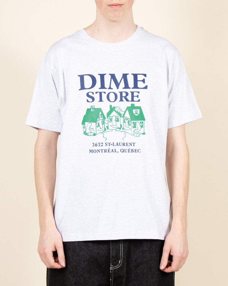 Dime Dime Skateshop T-shirt - Ash