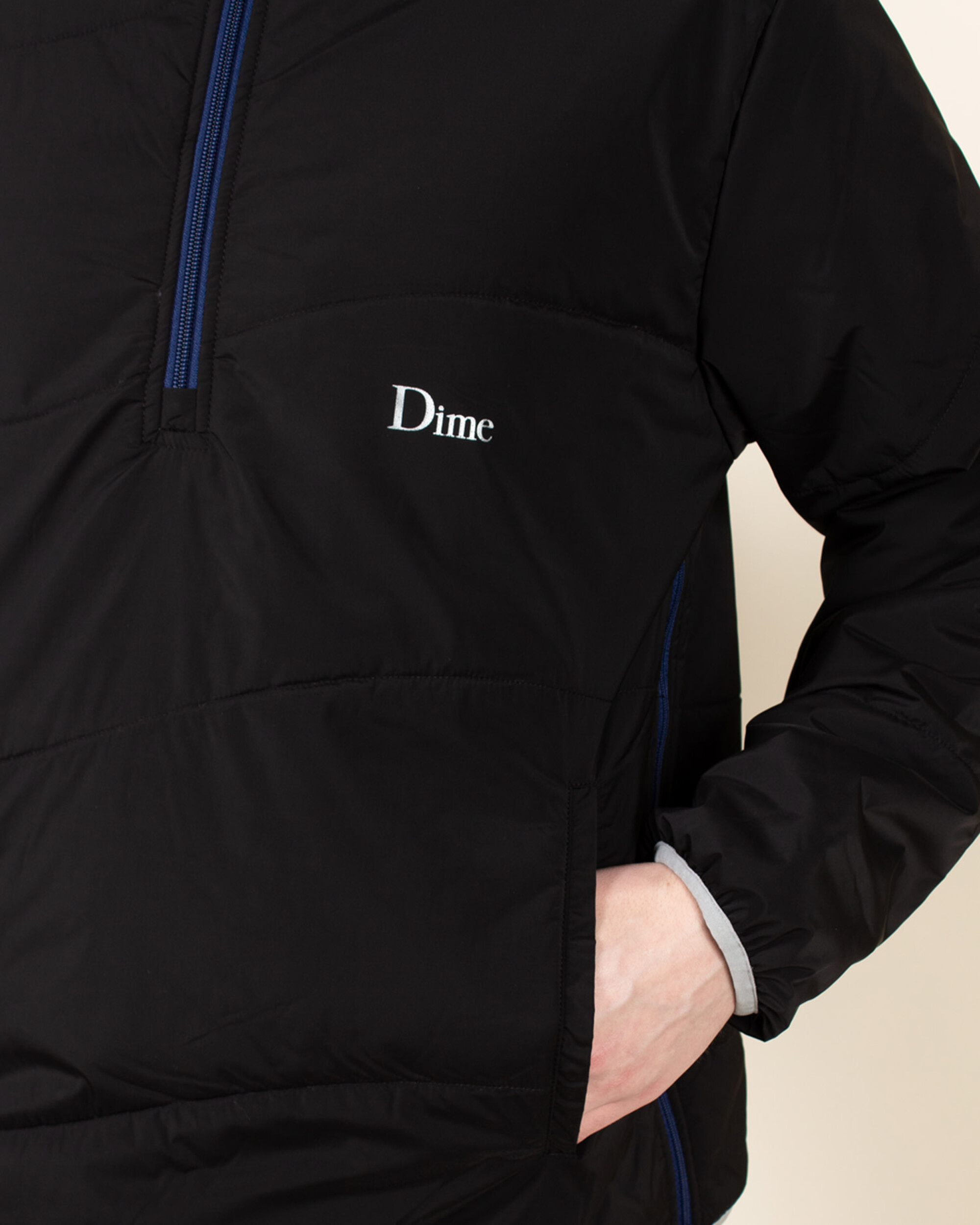 Dime Trail Half Zip Jacket - Black