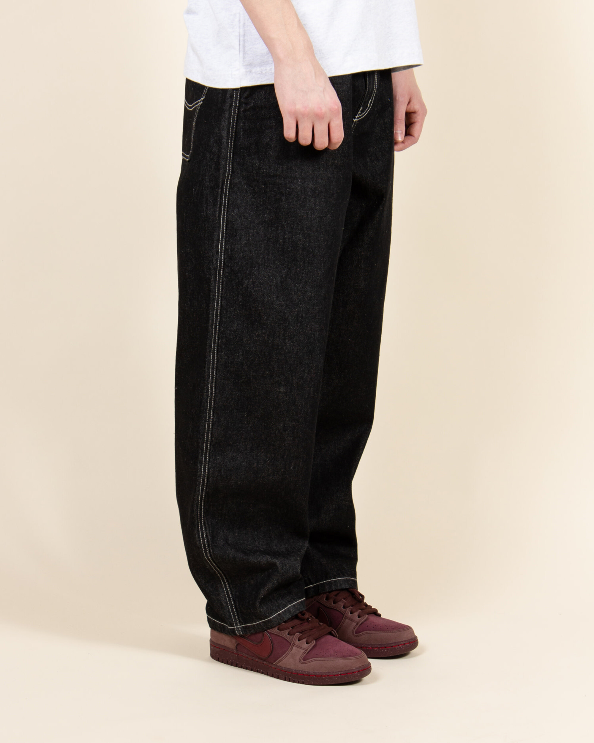 Dime Classic Baggy Denim Pants - Black Washed - Lockwood Skateshop & Avenue  Antwerp