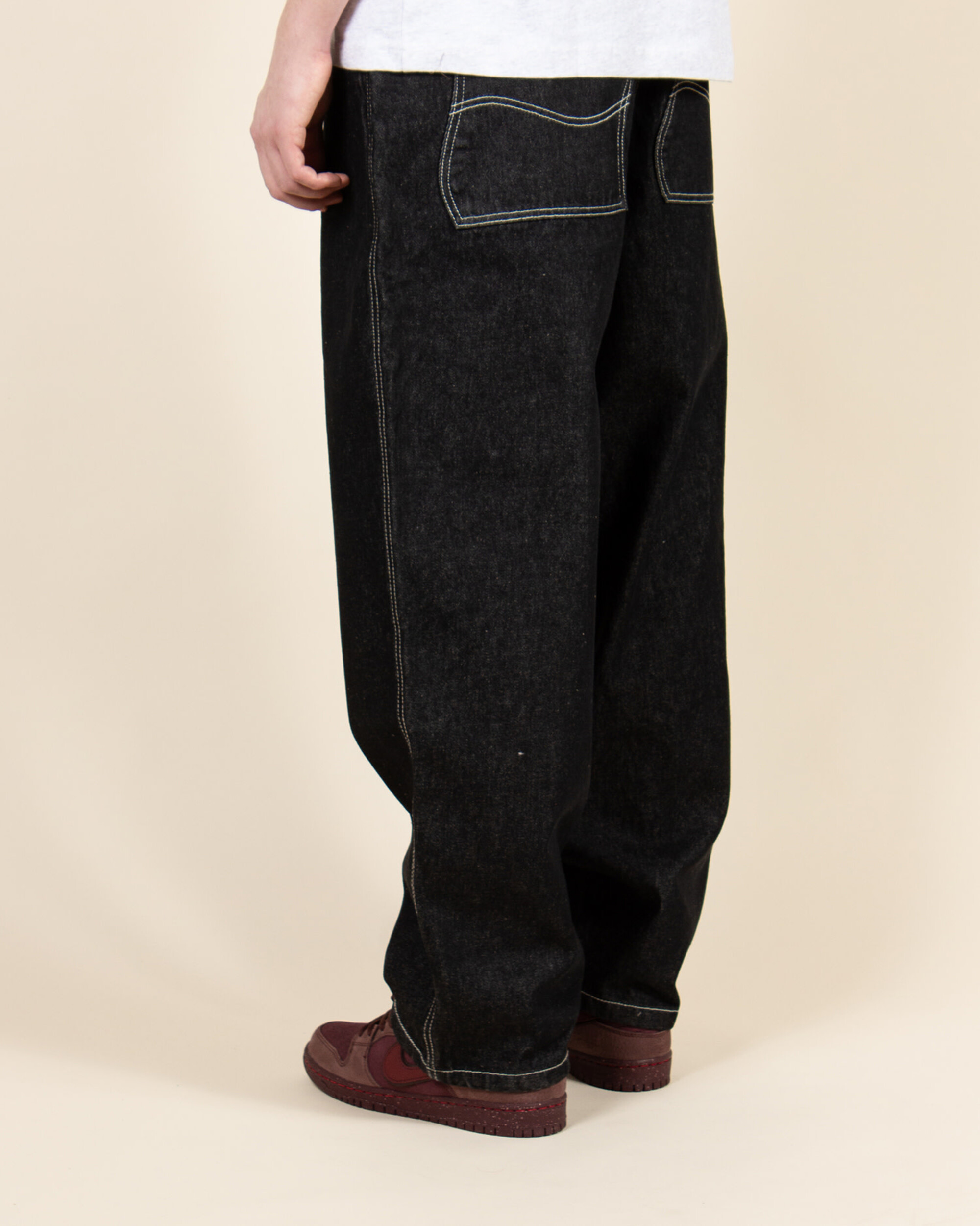 Dime Classic Baggy Denim Pants - Black Washed