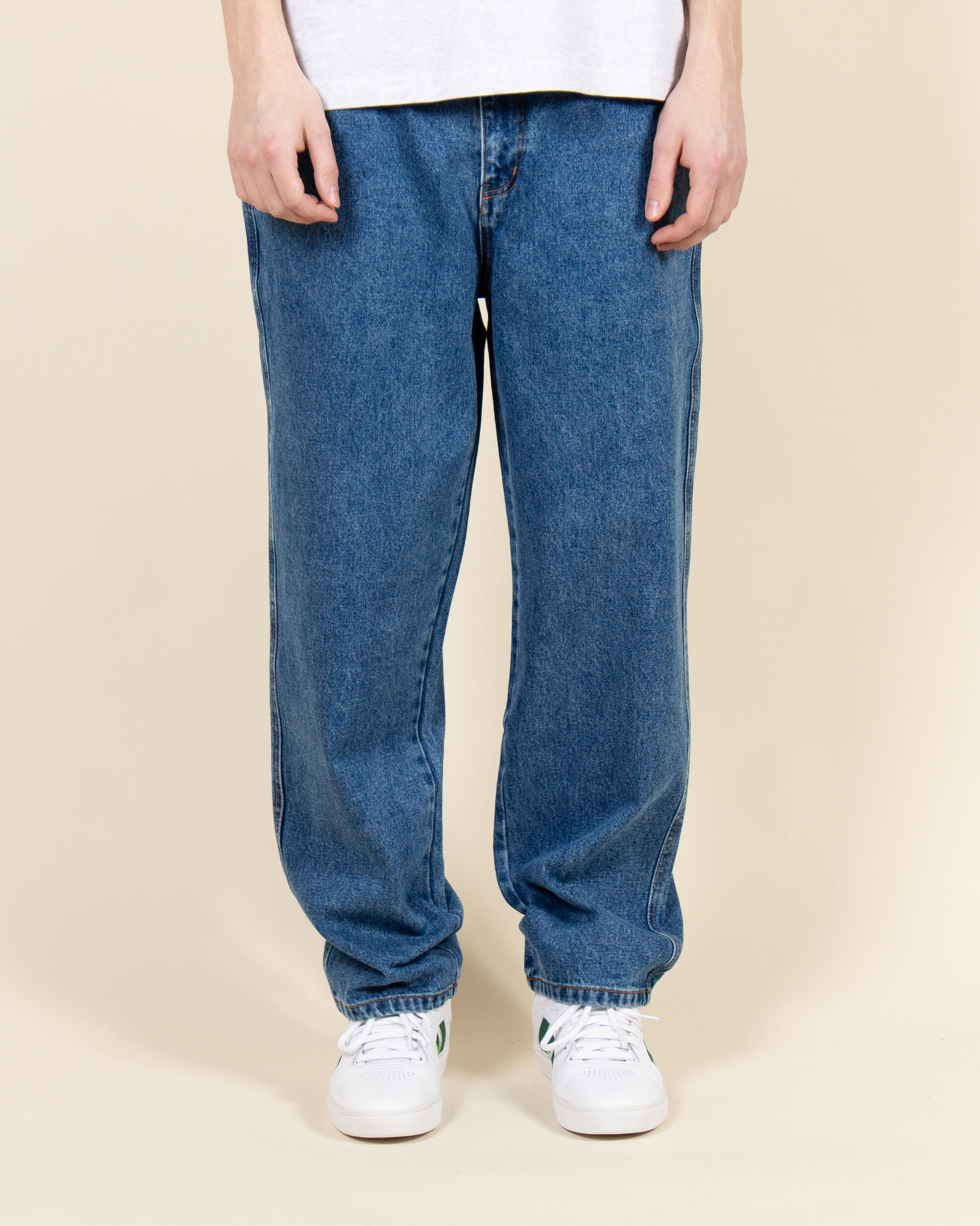 Dime Classic Relaxed Denim Pants - Indigo Washed