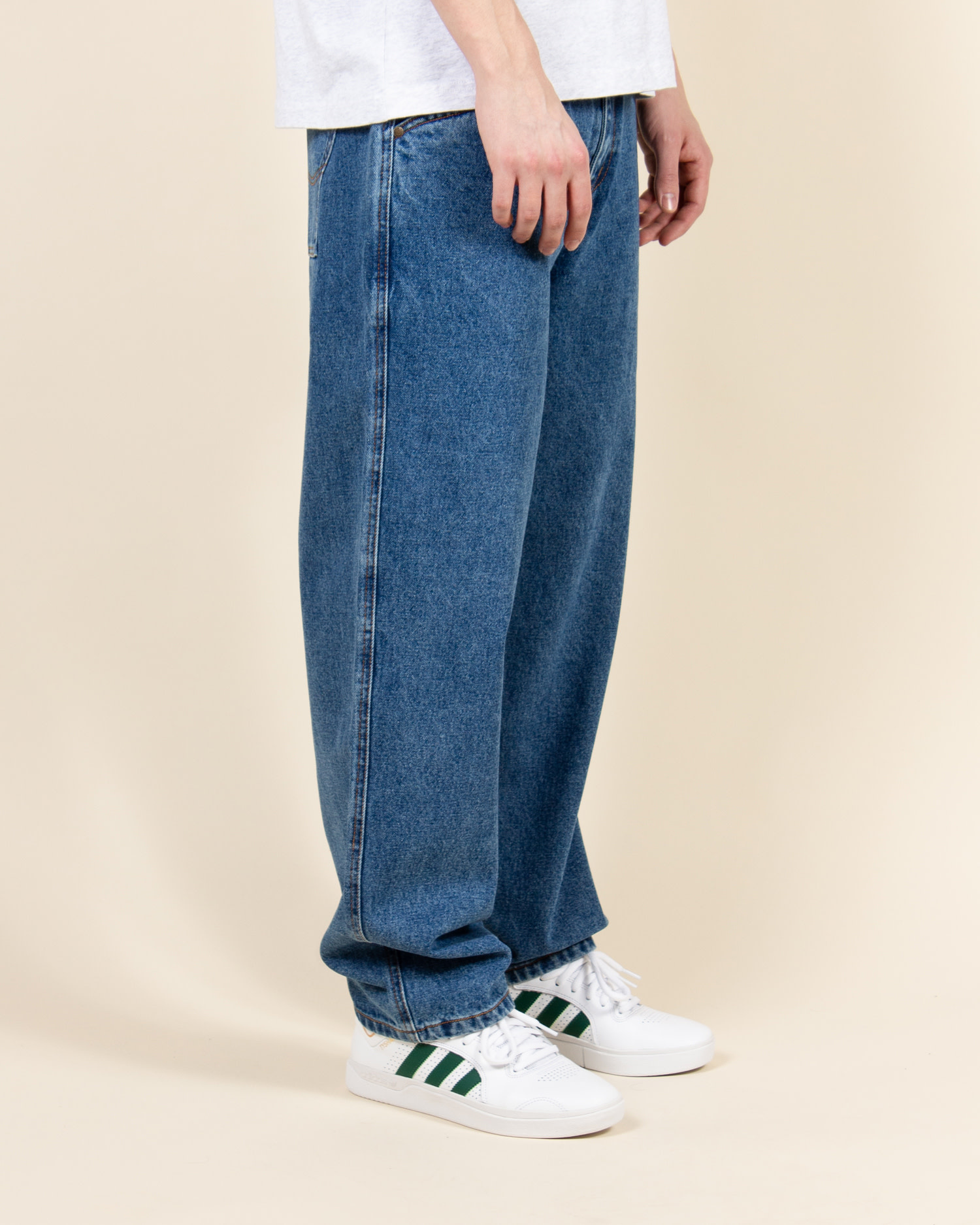 Dime Classic Relaxed Denim Pants - Indigo Washed