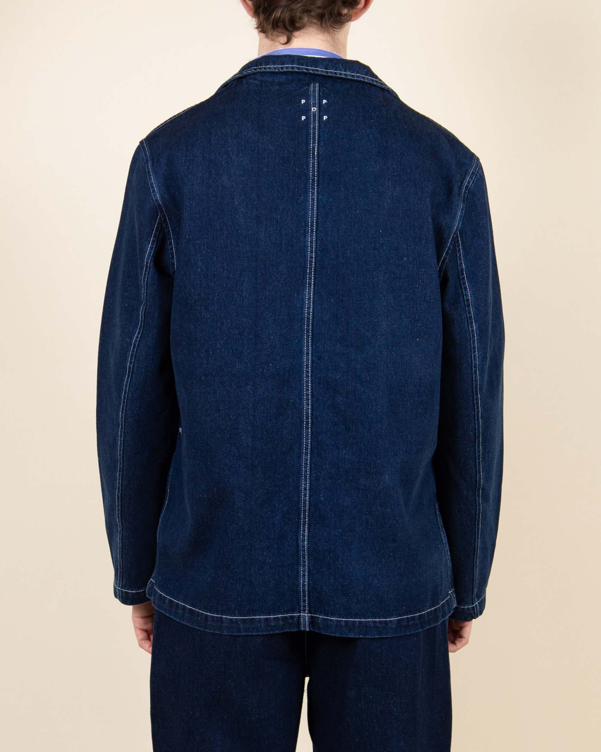 POP Hewitt Suit Jacket - Rinsed Denim