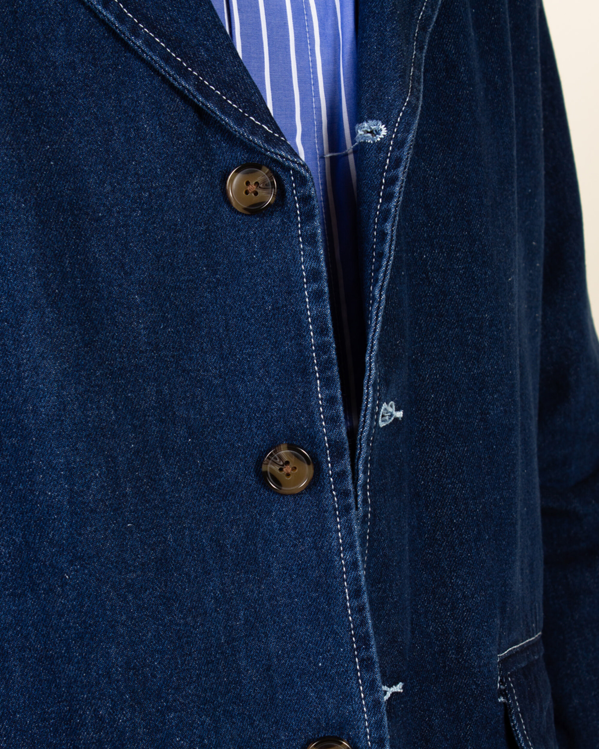 POP Hewitt Suit Jacket - Rinsed Denim