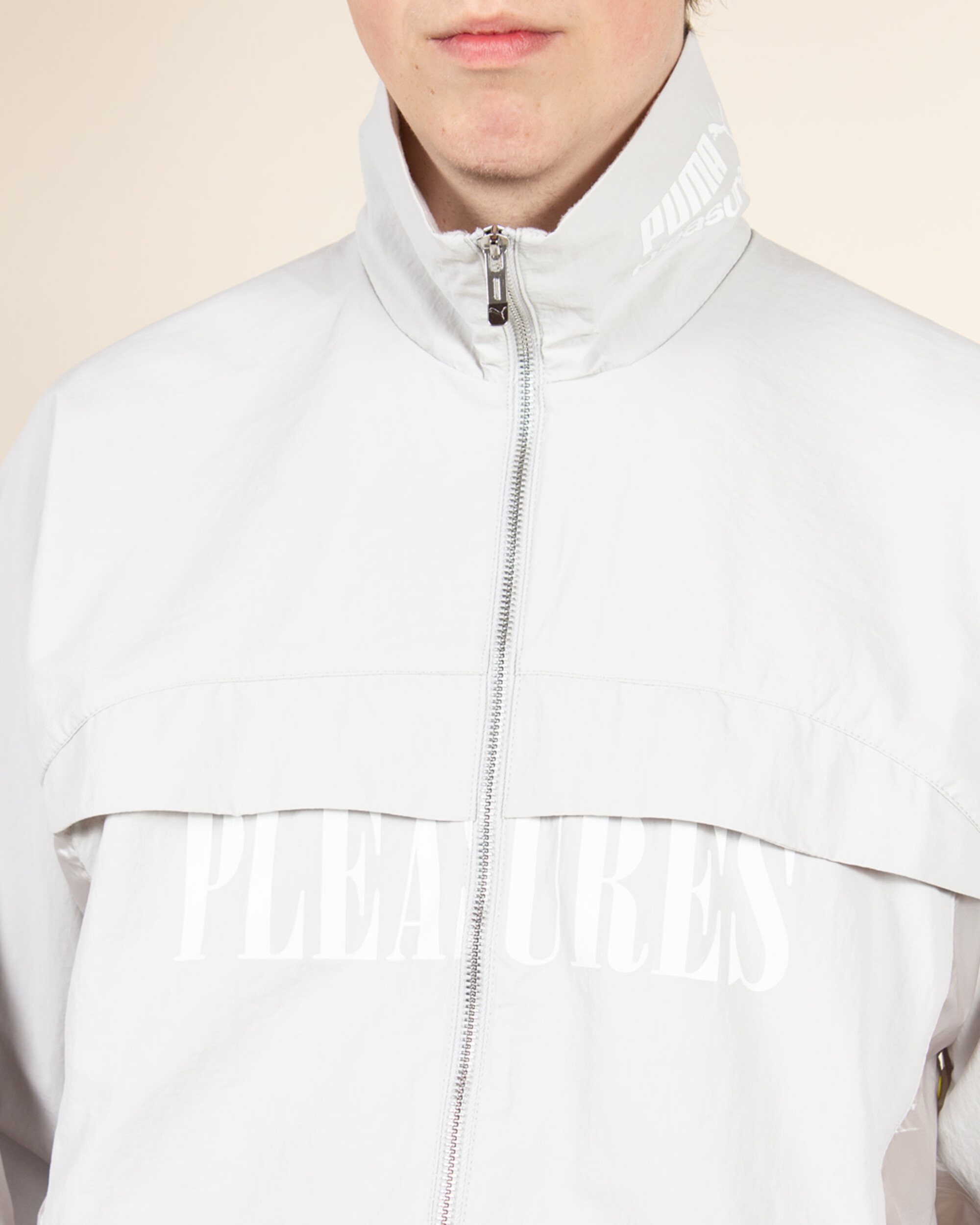 Puma x Pleasures Cellerator Track Jacket - Warm White