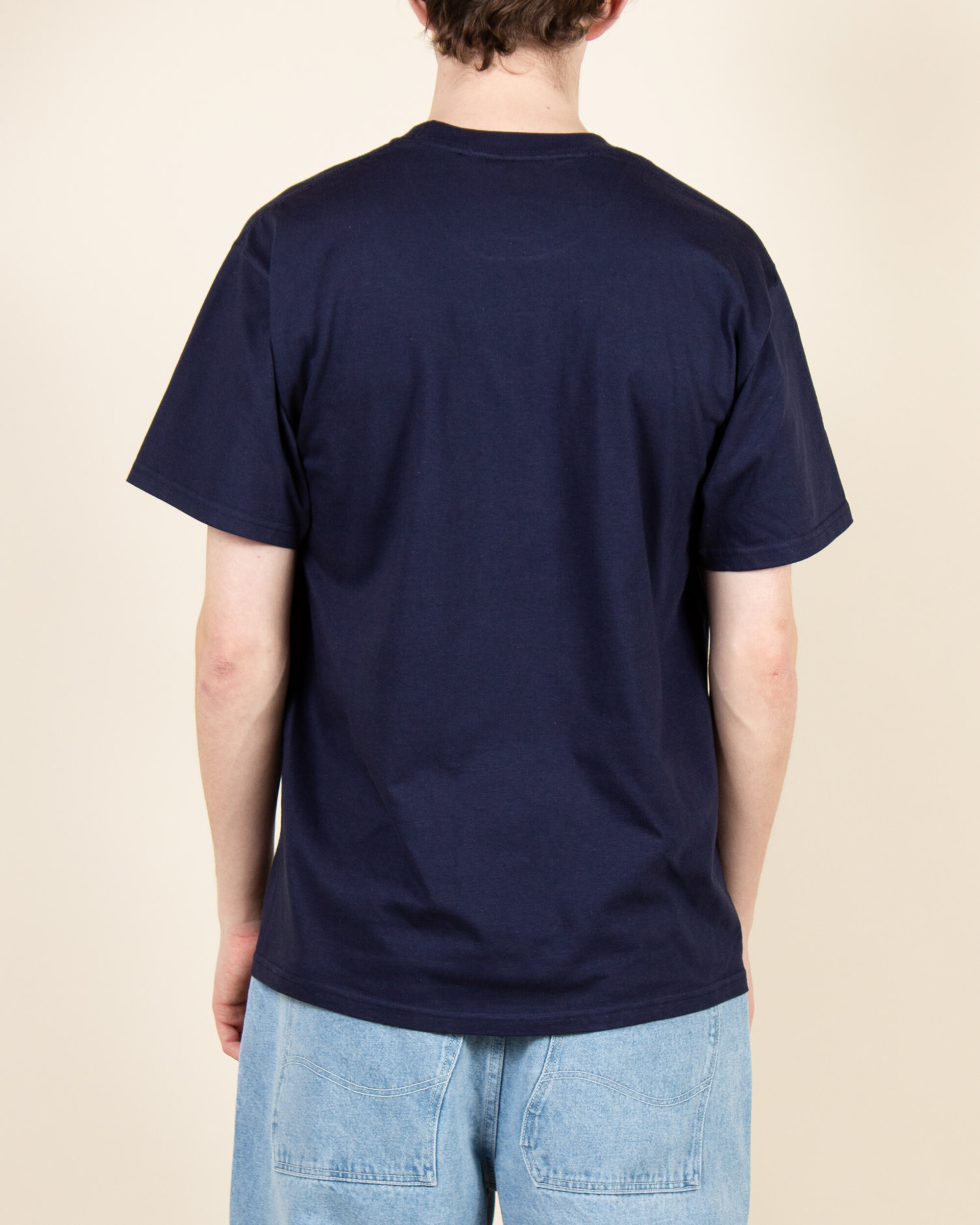 Hockey 50 % of Anxiety Tee Navy - Lockwood Skateshop