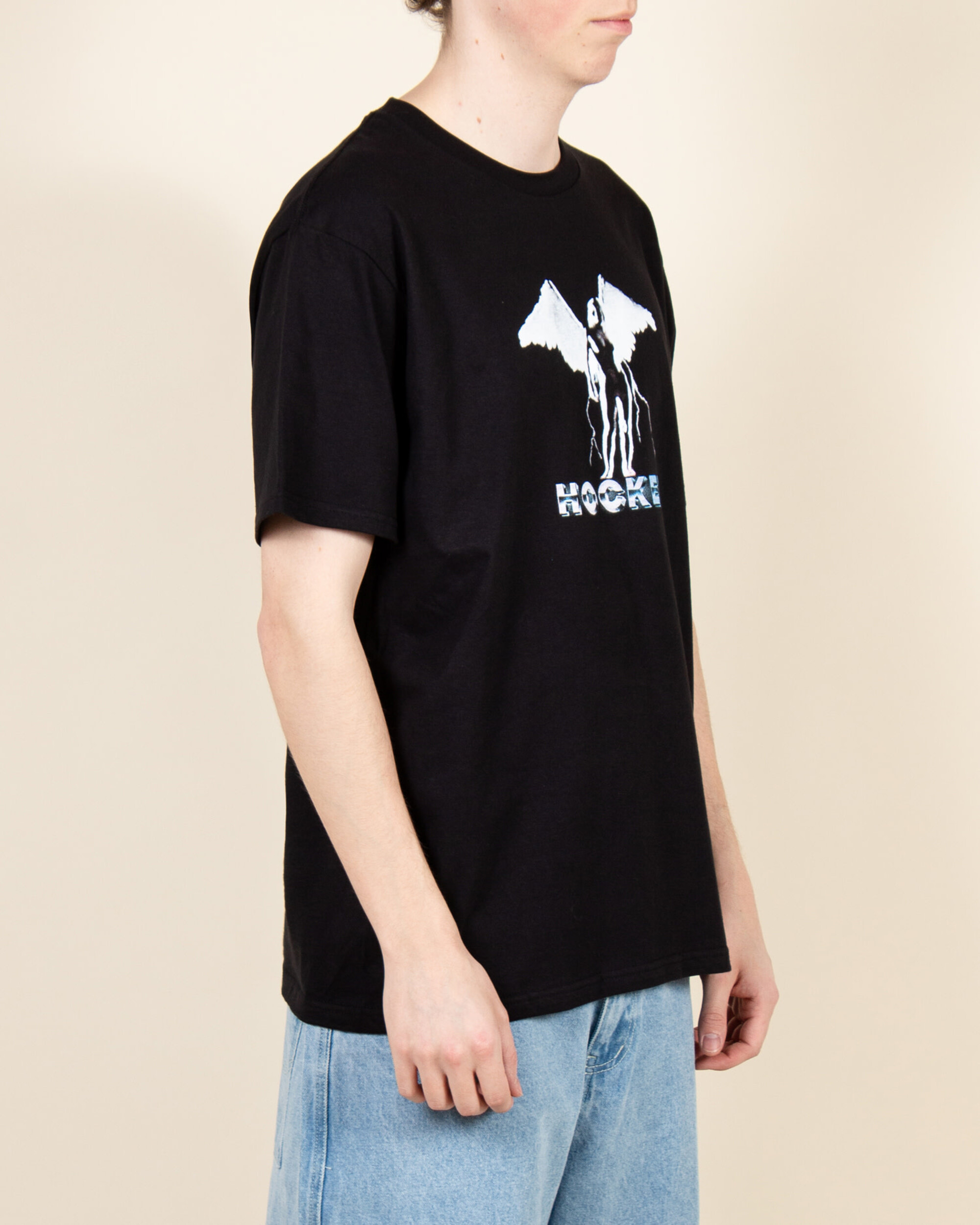 Hockey Angel Tee - Black