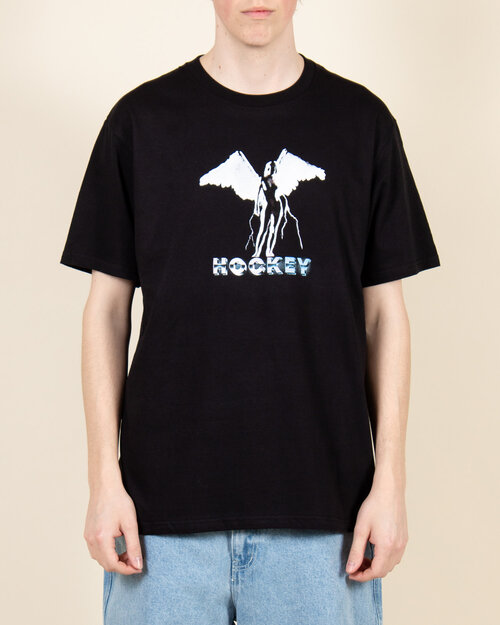 Hockey Hockey Angel Tee - Black