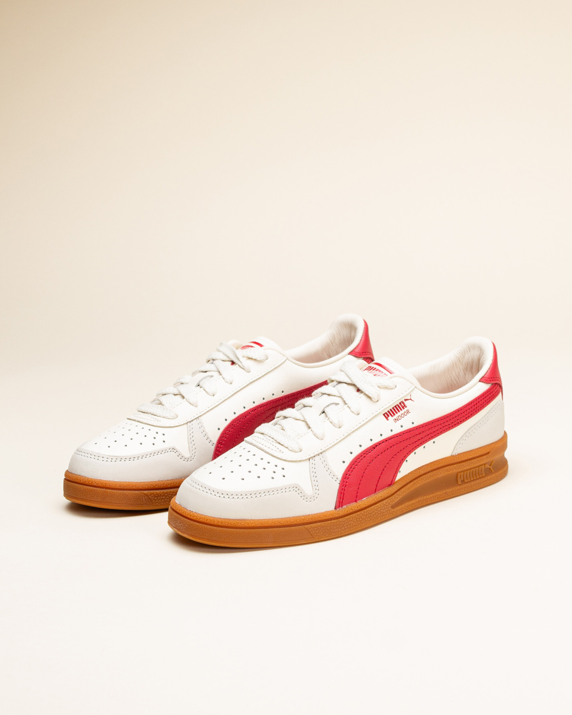 Puma Indoor OG - Frosted Ivory/Club Red