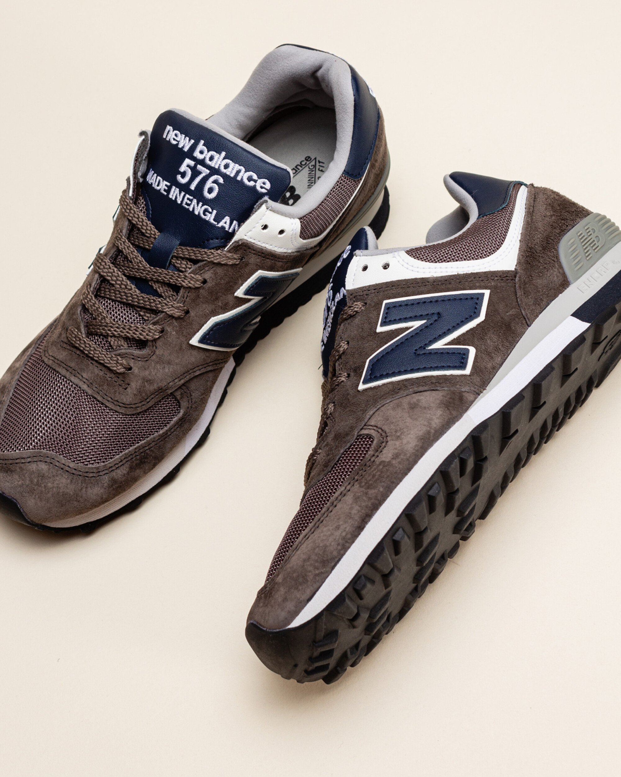 New Balance Made In UK 576 - Morel/Navy Blazer/Vaporous Gray