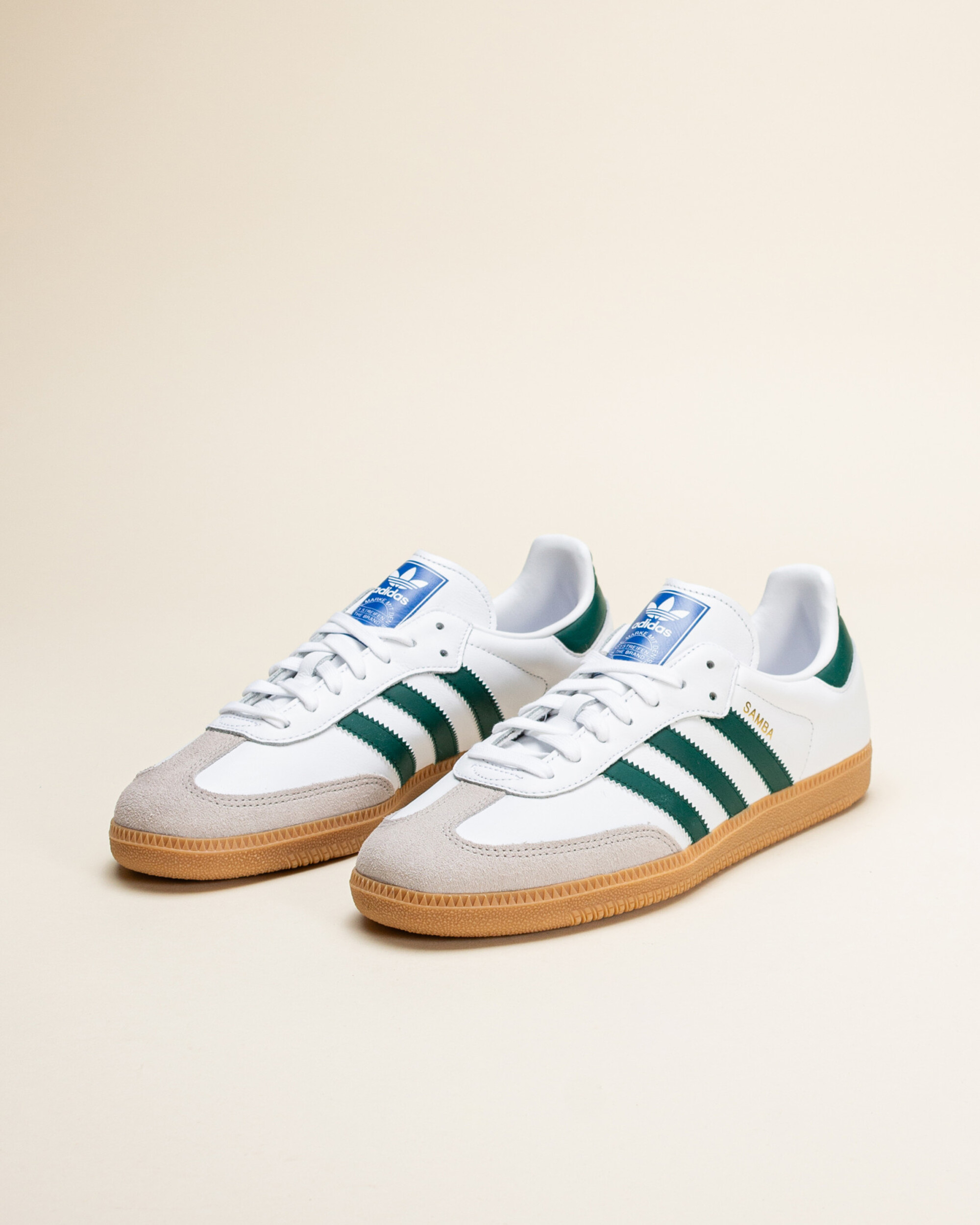 Adidas Originals Samba OG - Blanc Nuage/Vert Collégial/Gomme