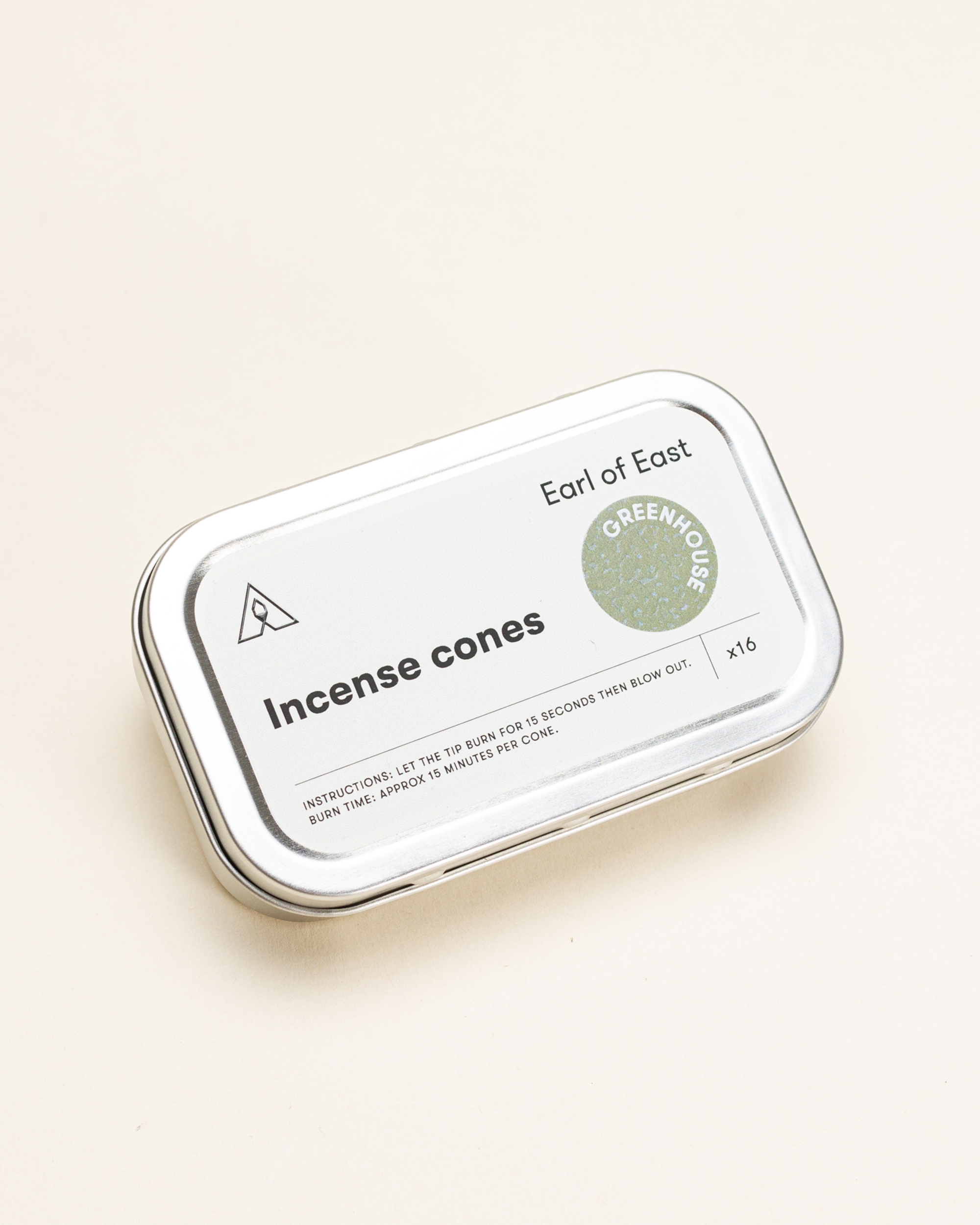 Earl Of East Incense Cones - Greenhouse