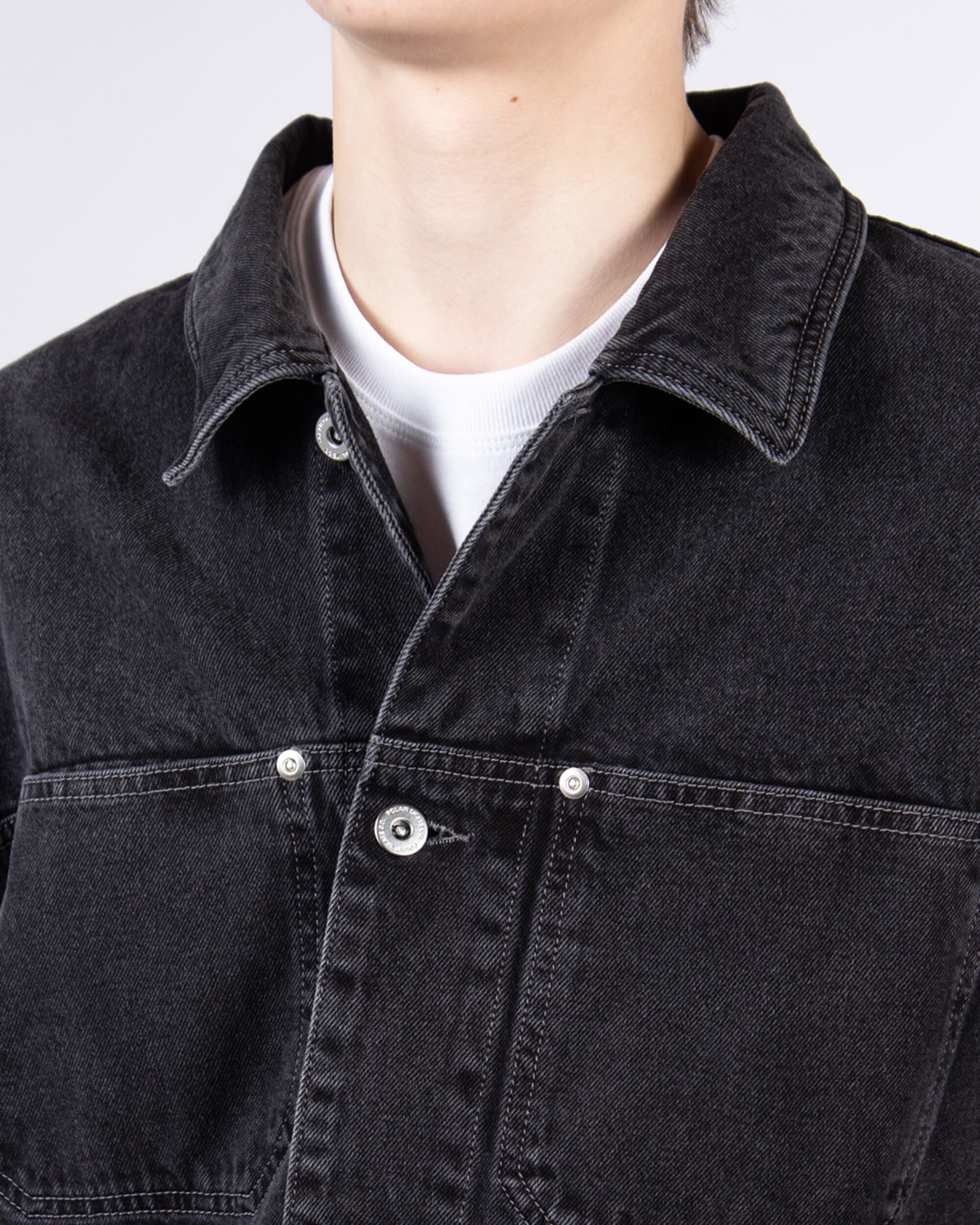 Polar Patrik Denim Jacket - Silver Black