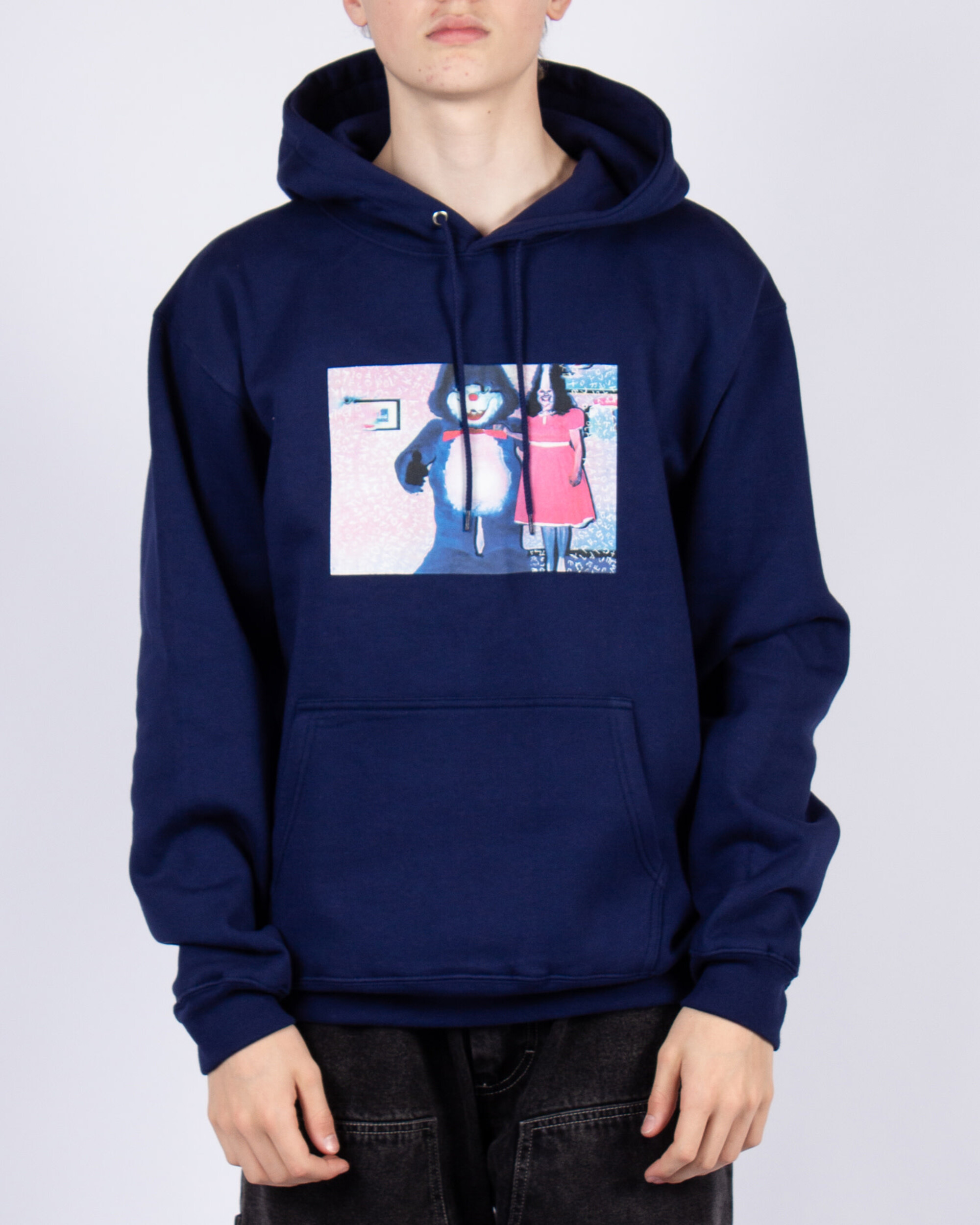 Polar Pink Dress Dave Hoodie - Dark Blue