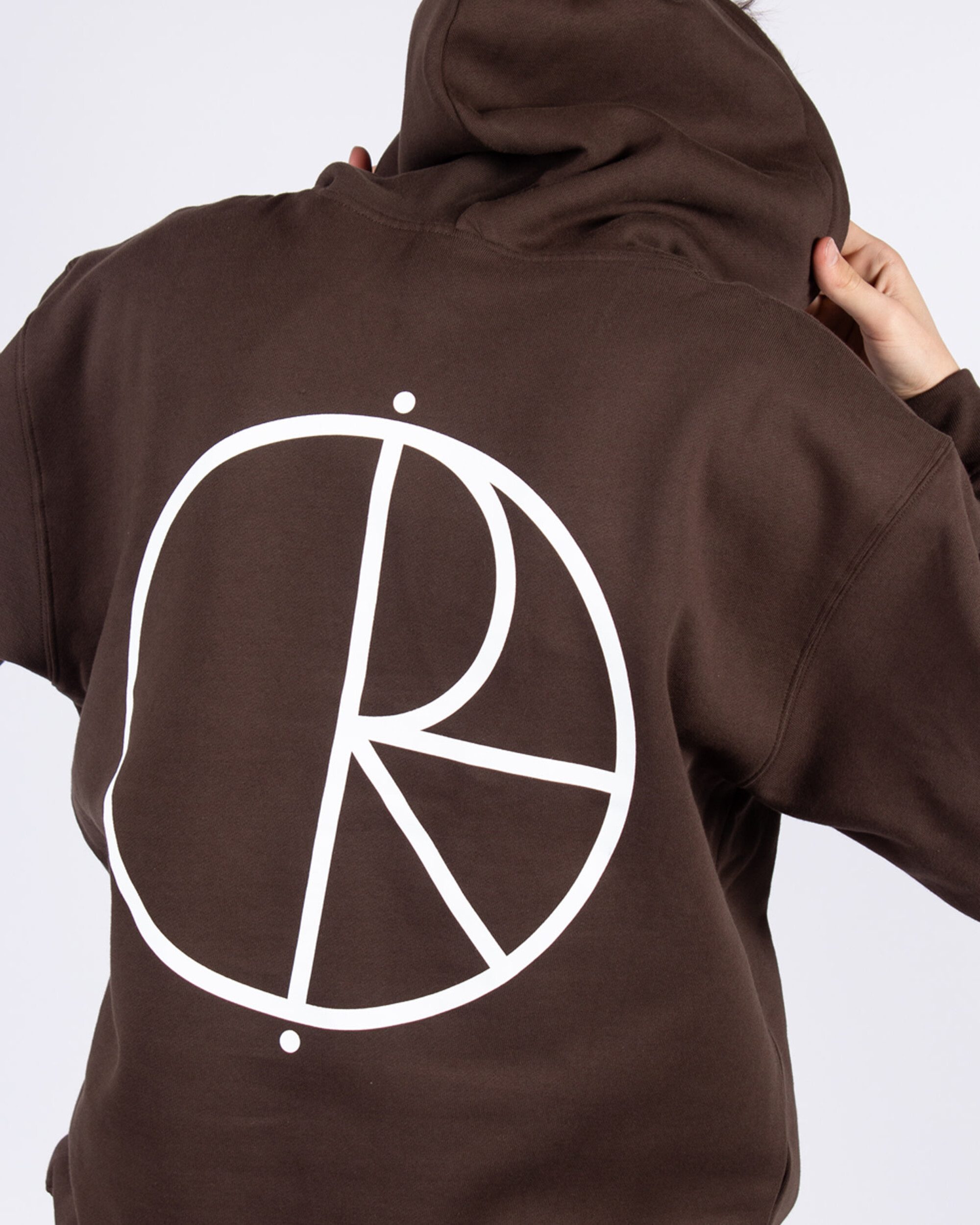 Polar Stroke Logo Dave Hoodie - Chocolate