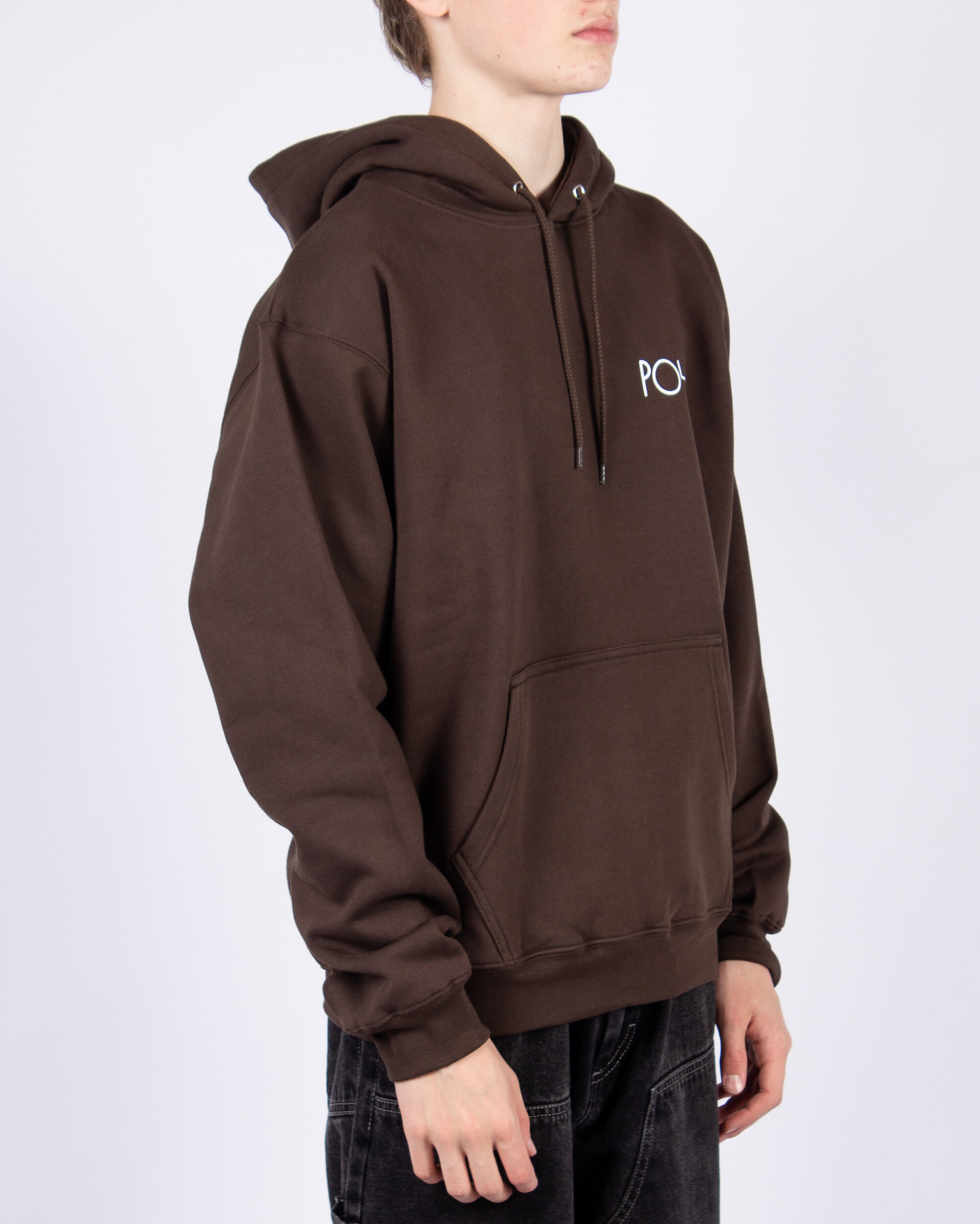 Polar Stroke Logo Dave Hoodie - Chocolate