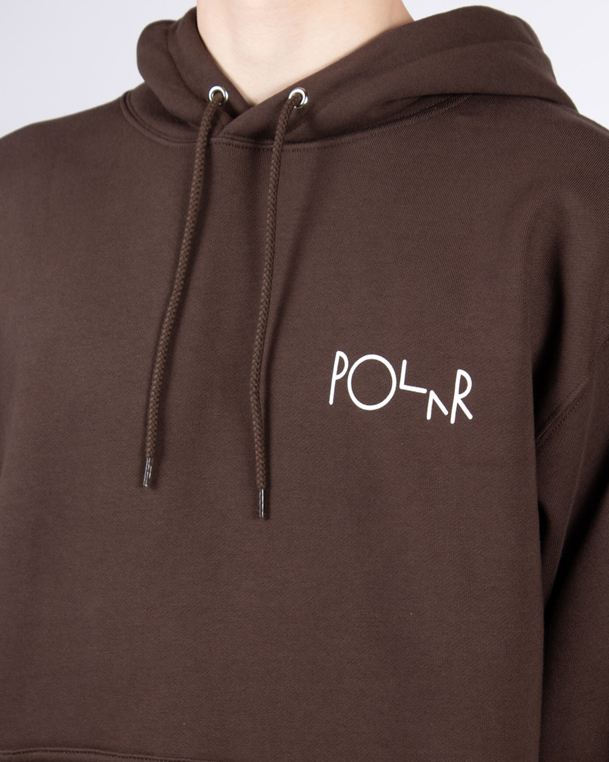 Polar Stroke Logo Dave Hoodie - Chocolate