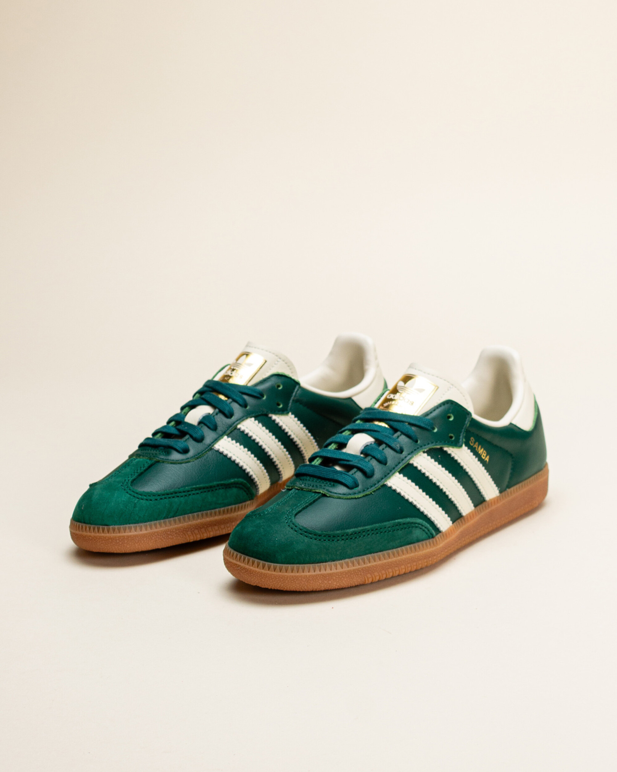 Adidas Originals Samba OG - Collegiate Green / Cream White / Gold Metal