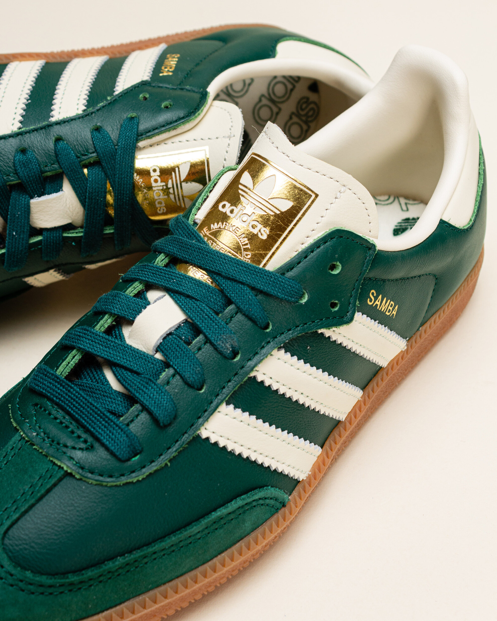 Adidas Originals Samba OG - Collegiate Green / Cream White / Gold Metal