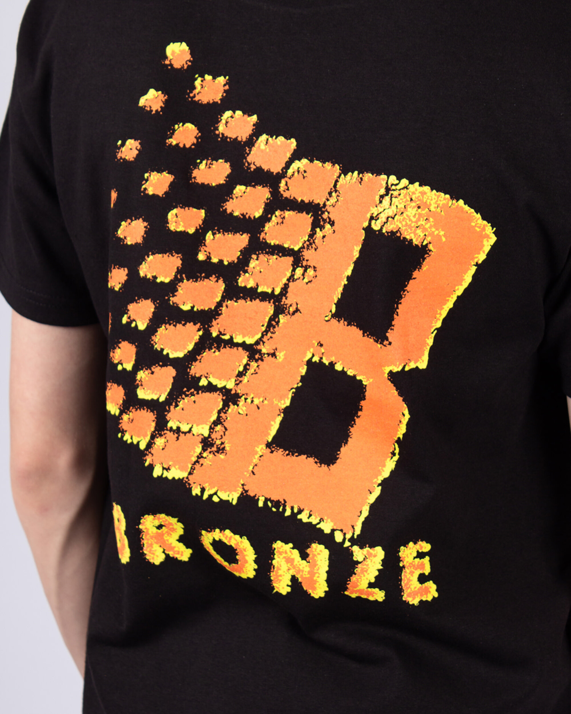 Bronze Streaker Logo T-Shirt - Black