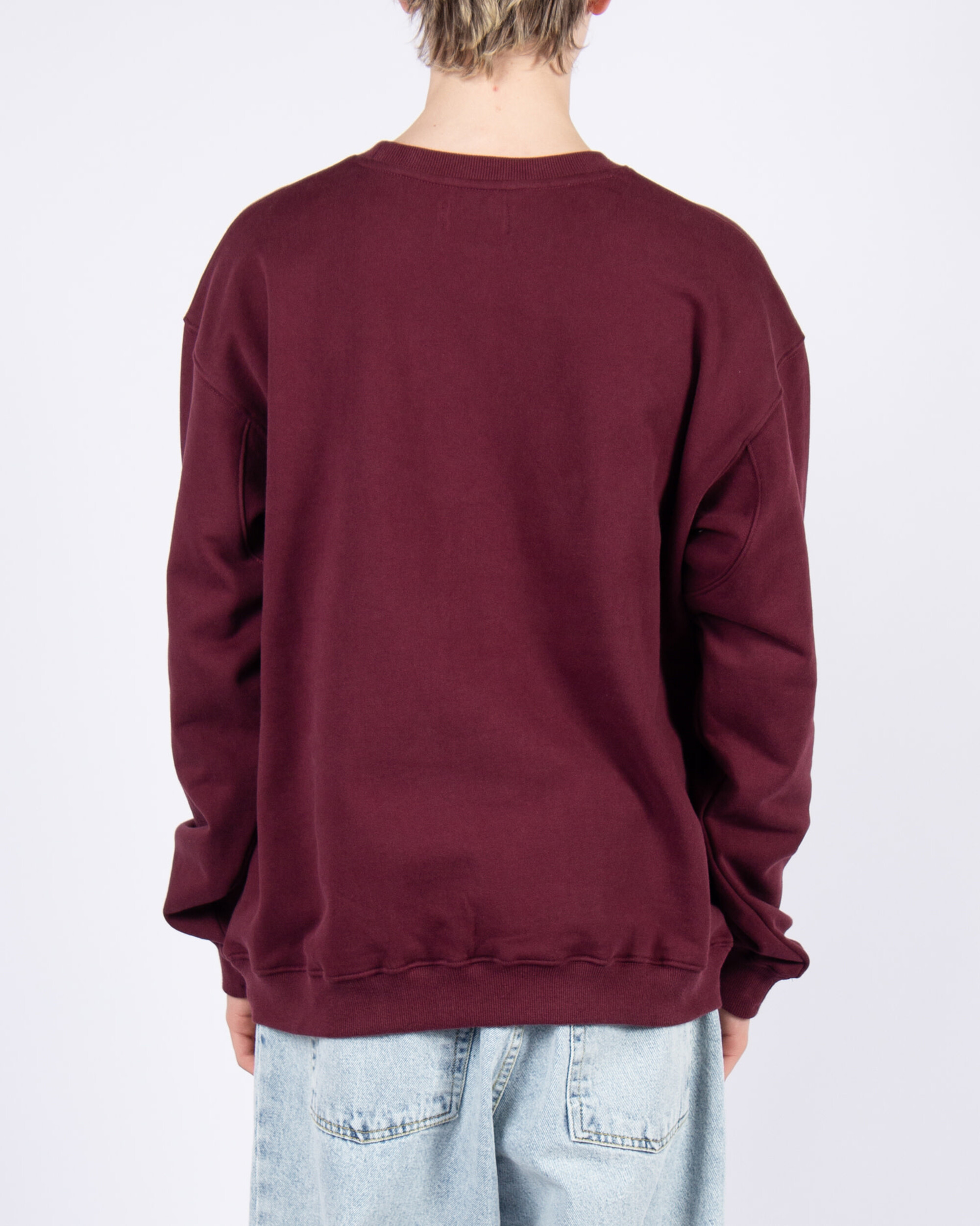 Bronze Old E Crewneck - Burgundy