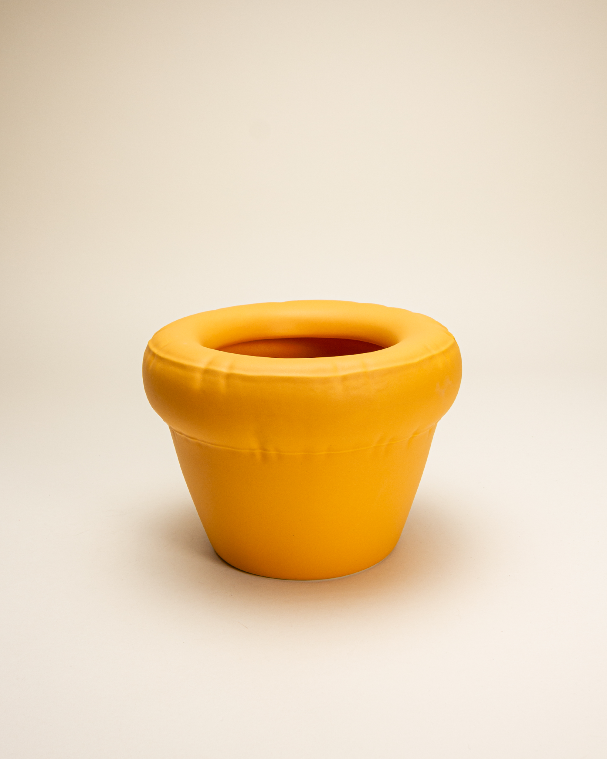 Home Studyo Planter 'PIERRE' - Yolk/Yellow