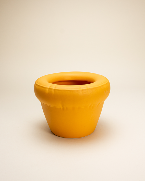 Home Studyo Home Studyo Planter 'PIERRE' - Yolk/Yellow