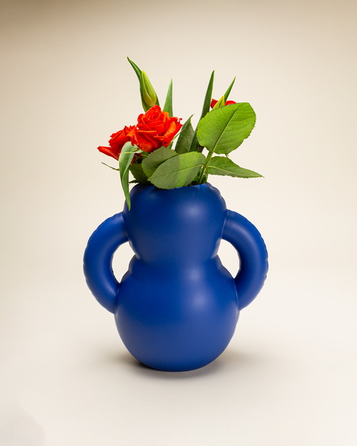 Home Studyo Home Studyo Vase 'OSCAR' - Indigo/Blue