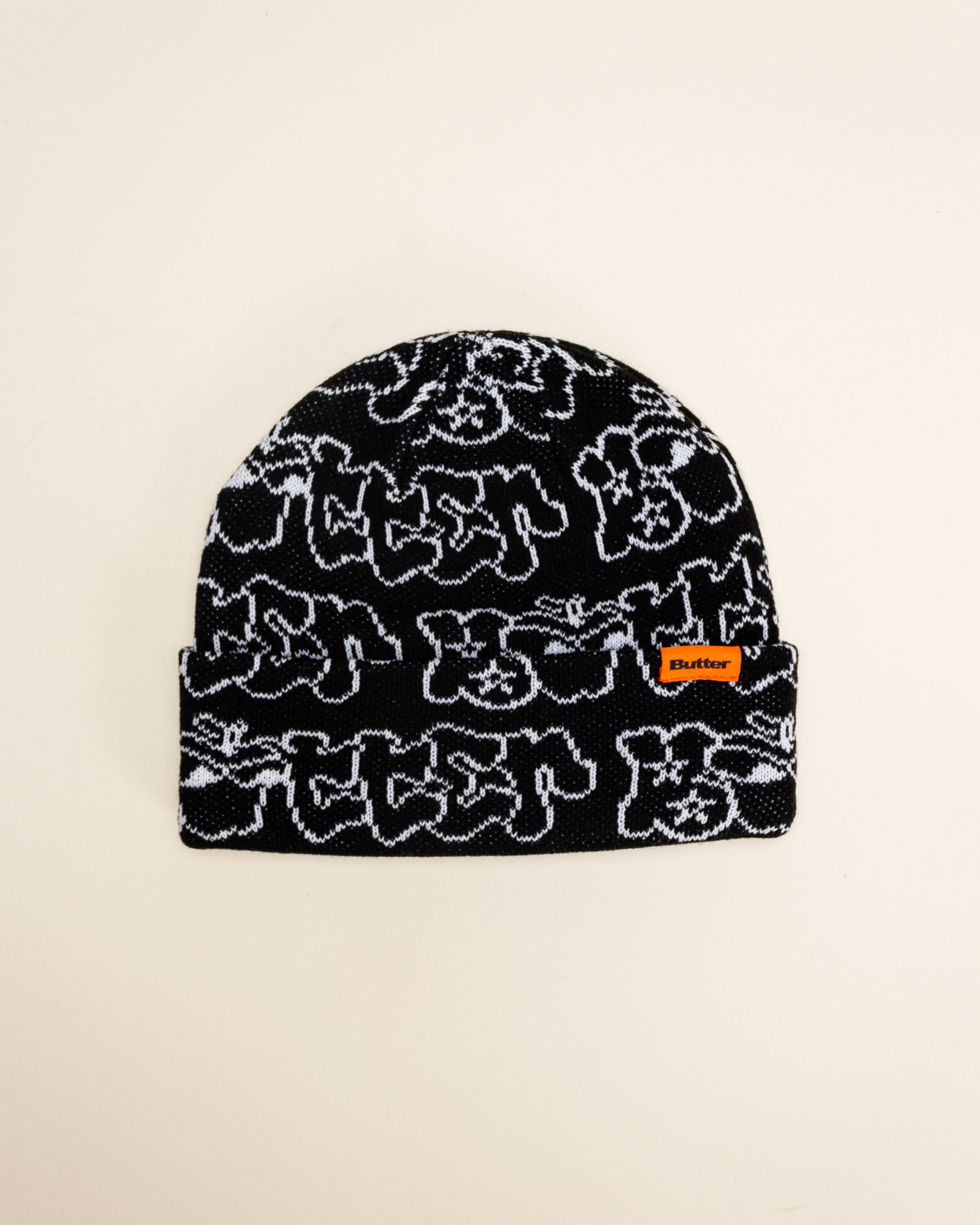 Butter Goods Big Apple Cuff Beanie - Black