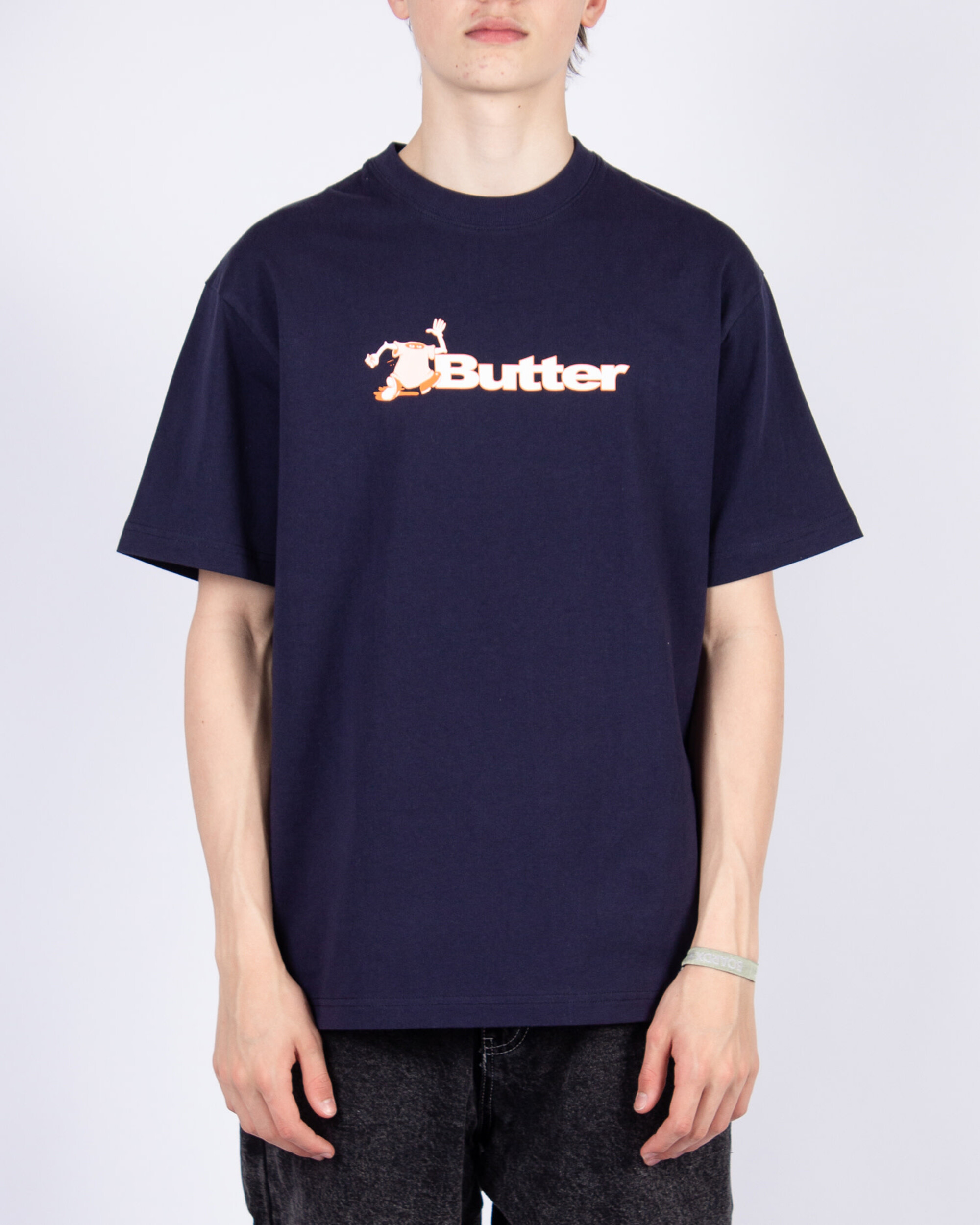 Butter Goods T-Shirt Logo T-Shirt - Navy