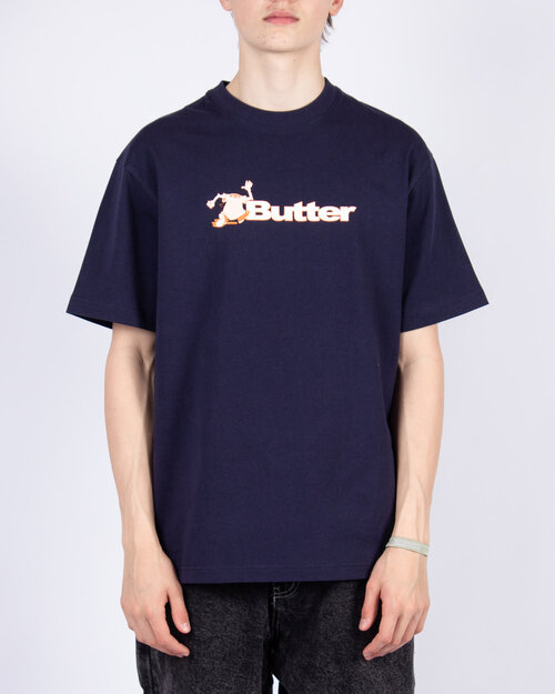 buttergoods Butter Goods T-Shirt Logo T-Shirt - Navy