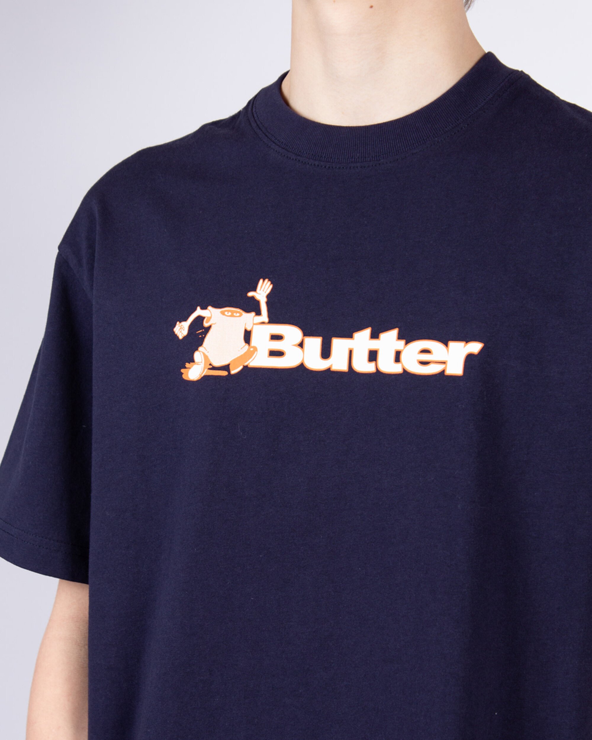 Butter Goods T-Shirt Logo T-Shirt - Navy
