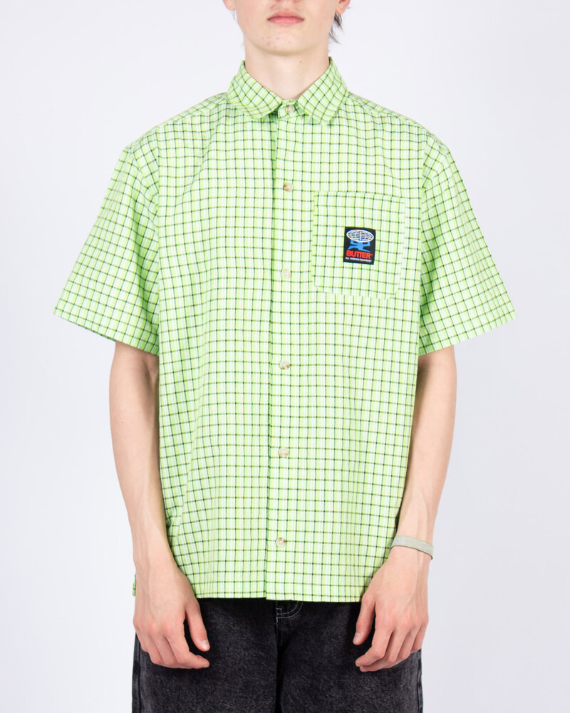 buttergoods Butter Goods Terrain Shirt - Lime/Black