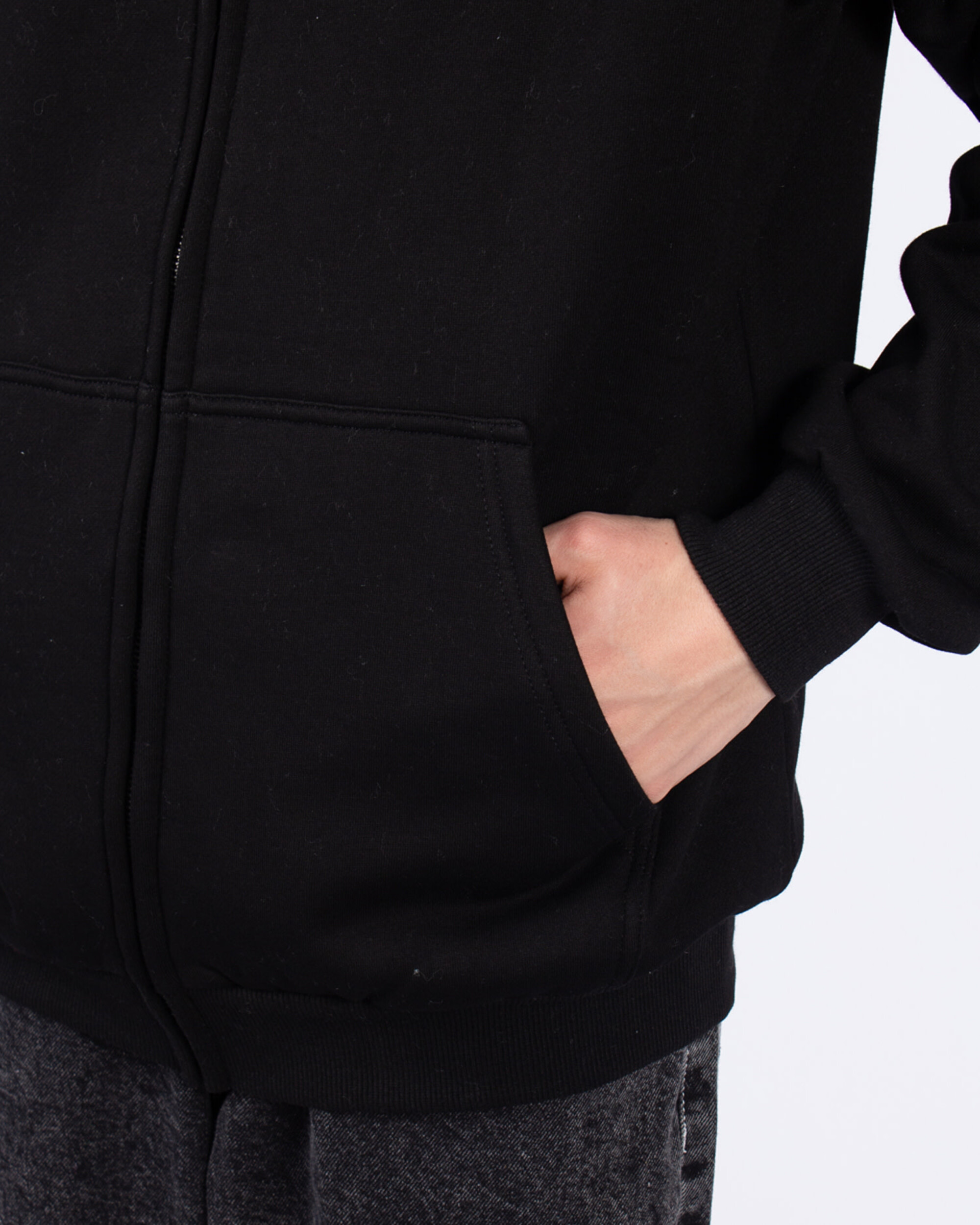 Butter Goods Terrain Zip-Thru Hoodie - Black