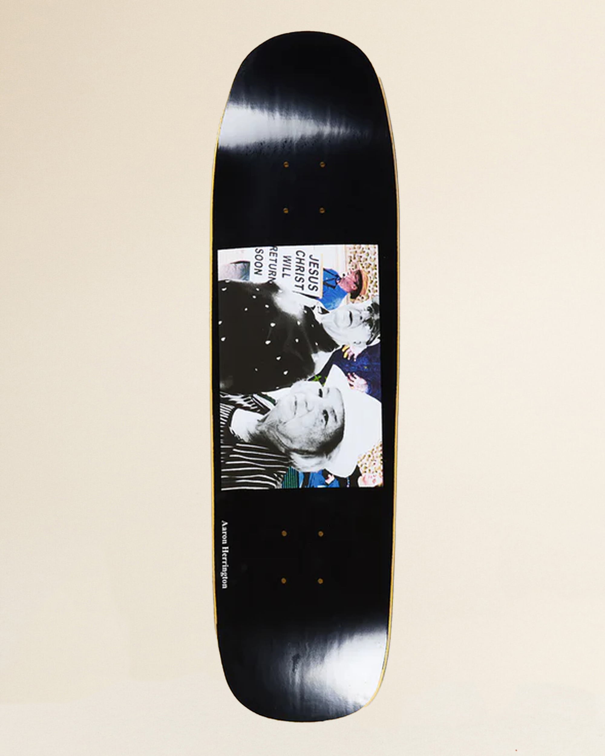 Polar Aaron Herrington Return Soon Deck - Black 8.625