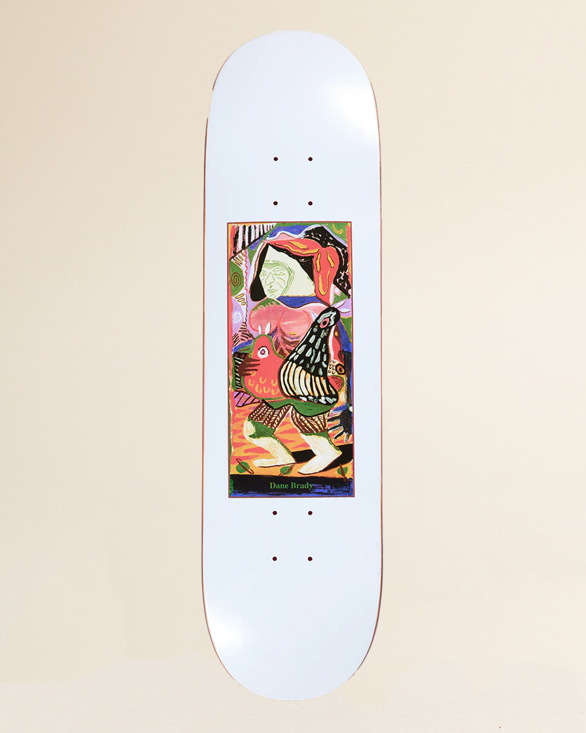 Polar Dane Brady Pidgeons Deck - White 8.375