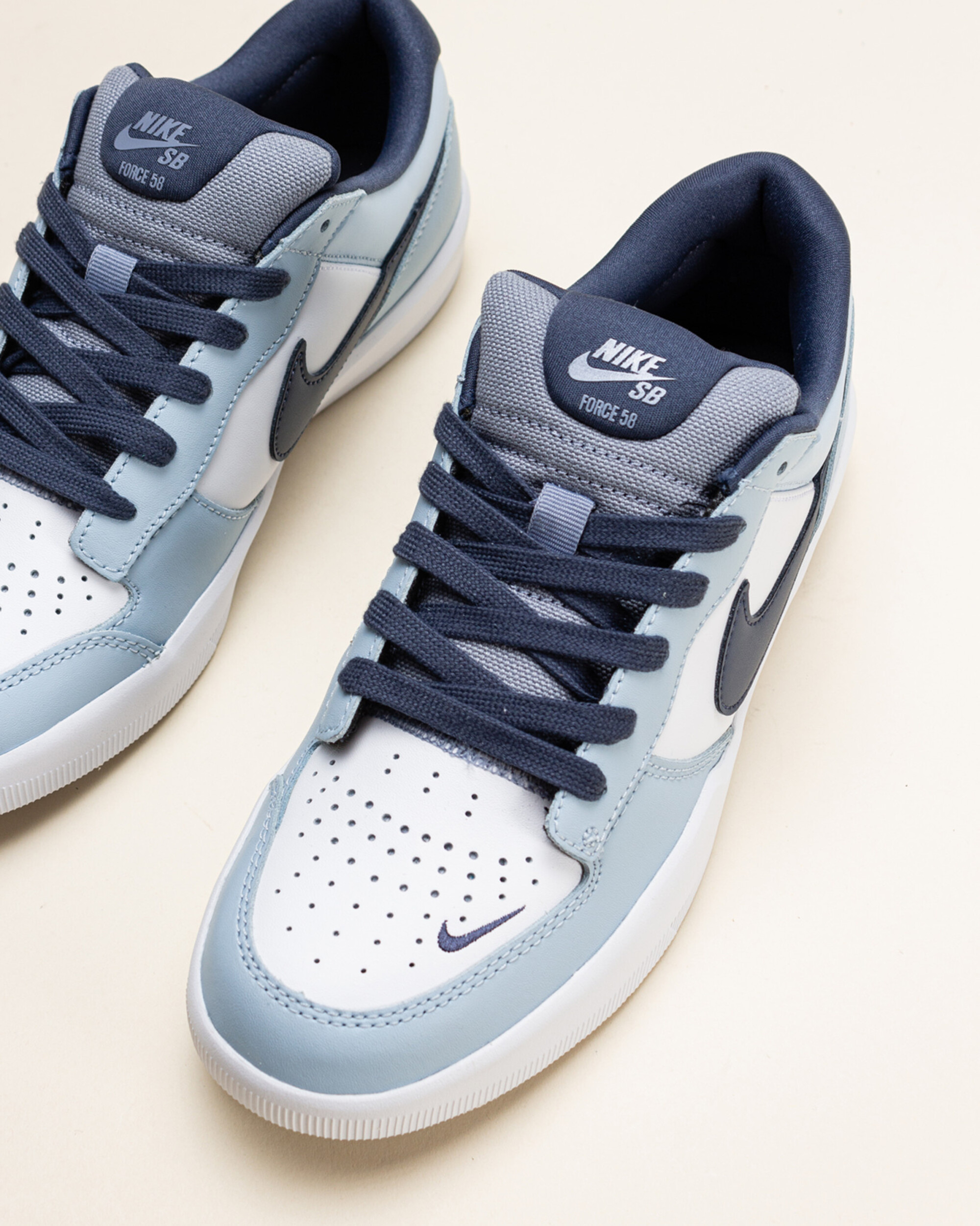 Nike SB Force 58 Premium - White/Ashen Slate/Thunder Blue