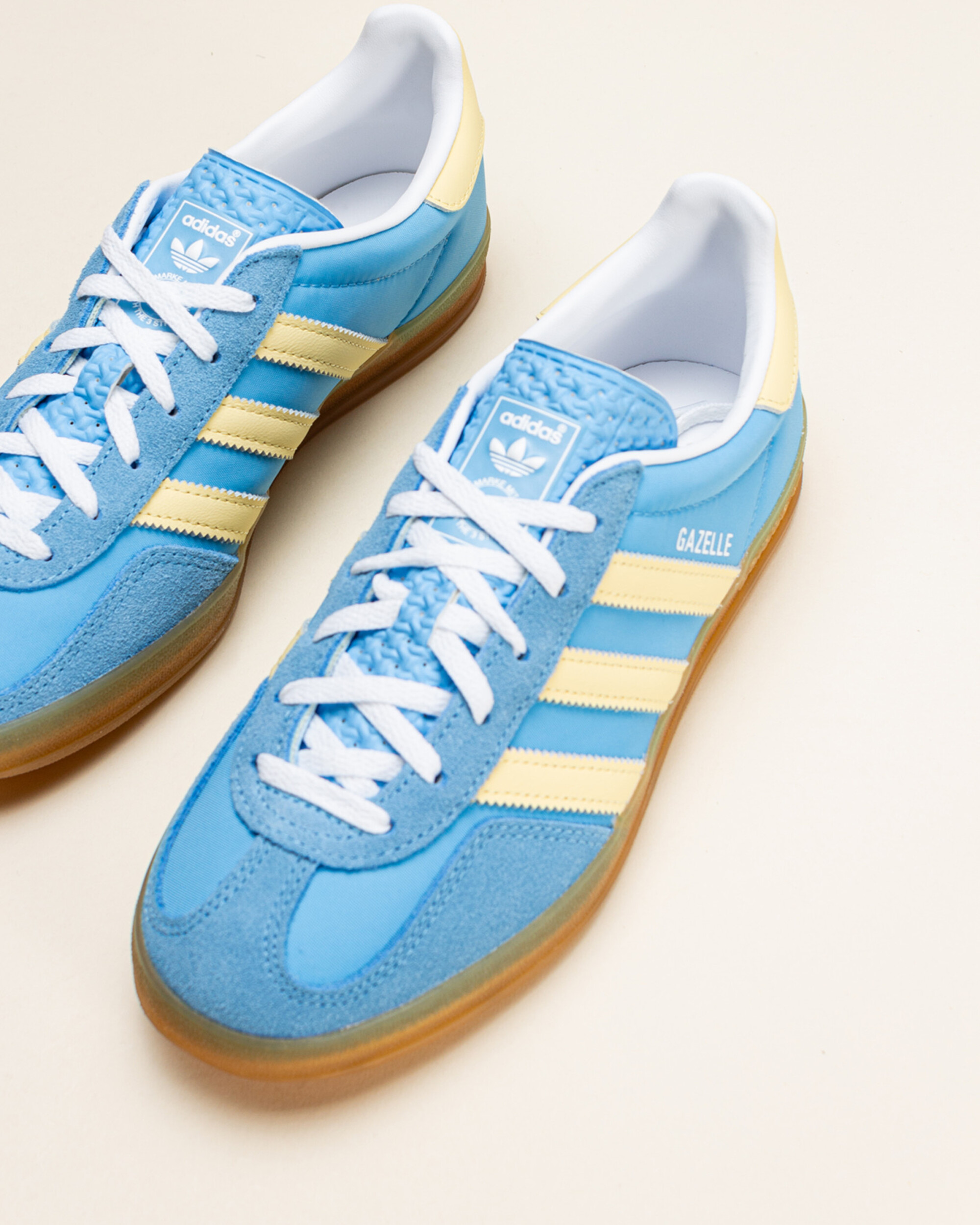 Adidas Gazelle Indoor - Semi Blue Burst/Almost Yellow/Cloud White