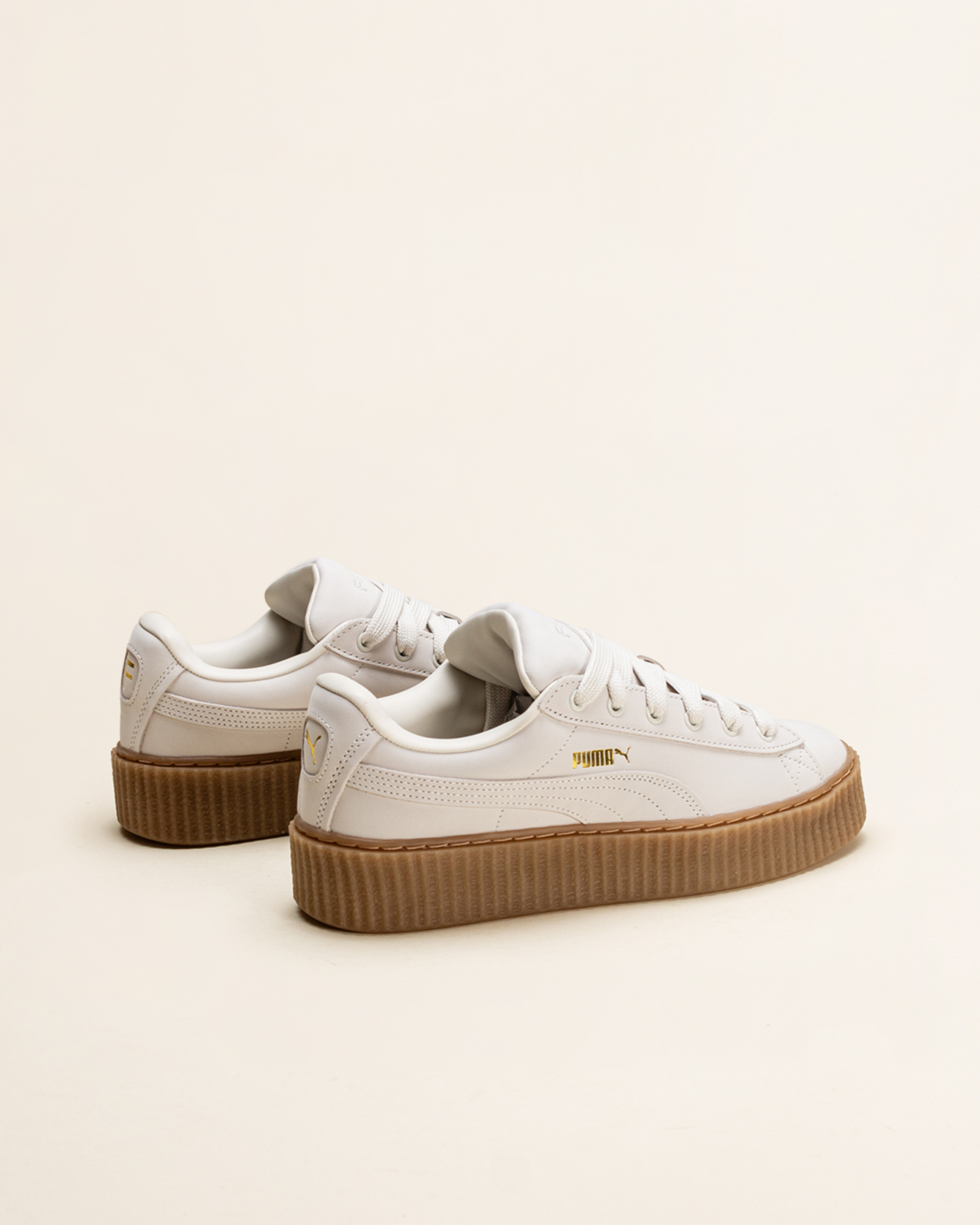 Puma x Fenty Creeper Phatty Nubuck Warm White /Puma Gold/Gum