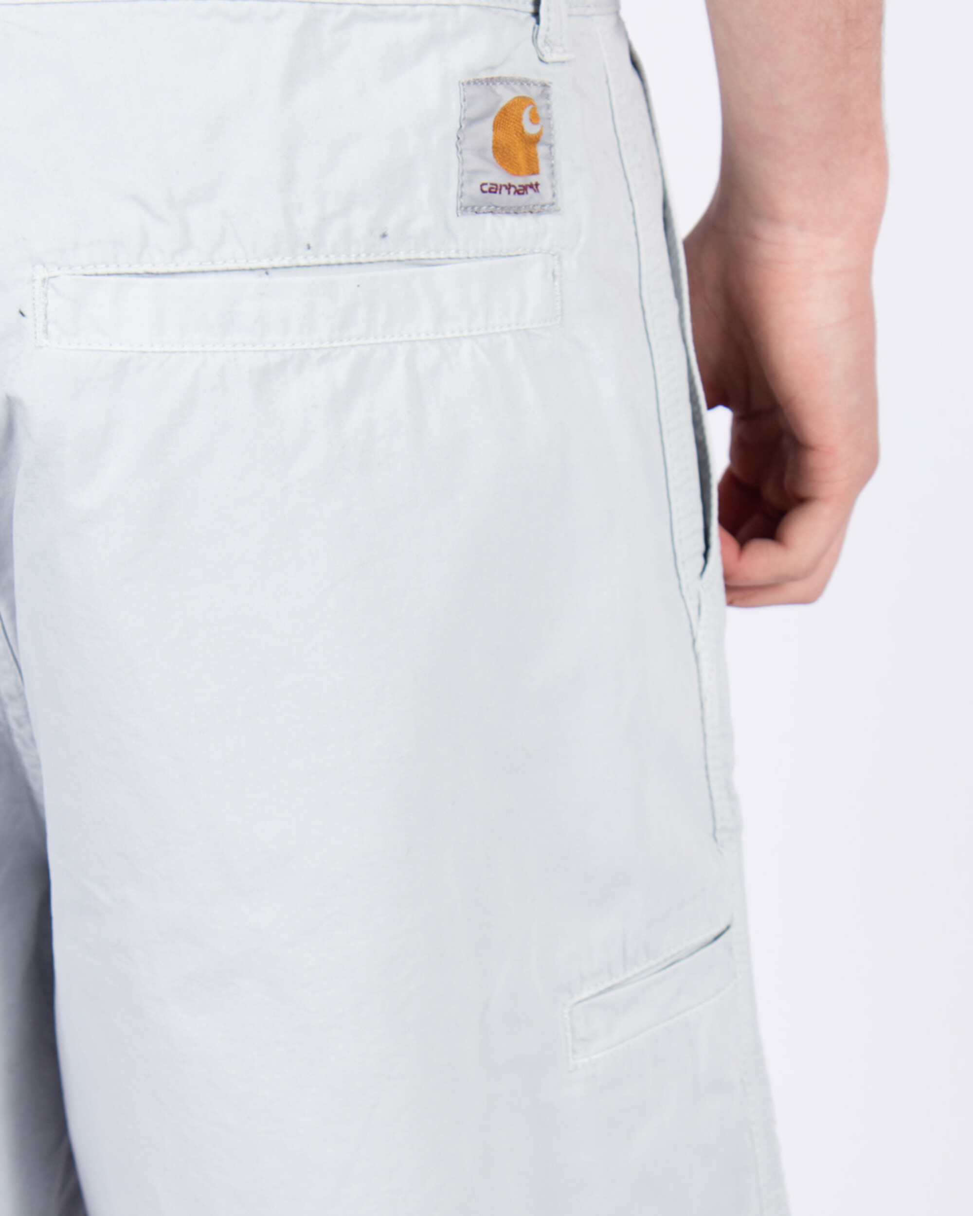 Carhartt WIP Colston Short - Sonic Silver Garment Dyed
