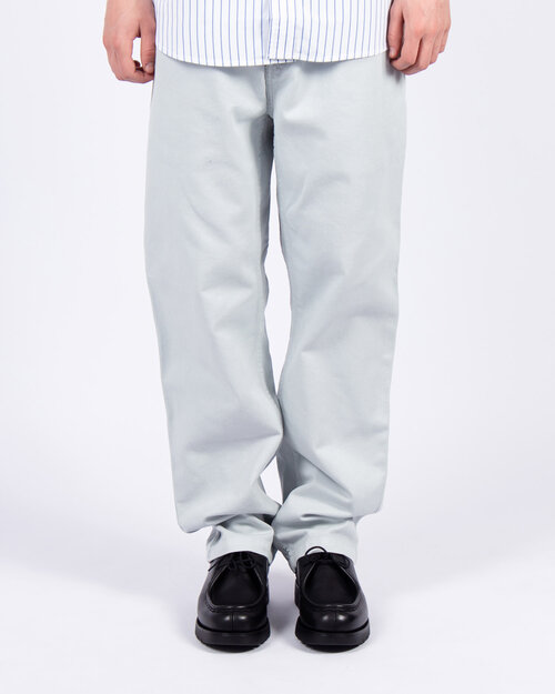 Carhartt WIP Carhartt WIP Flint Pant Organic Cotton - Sonic Silver Garment Dyed