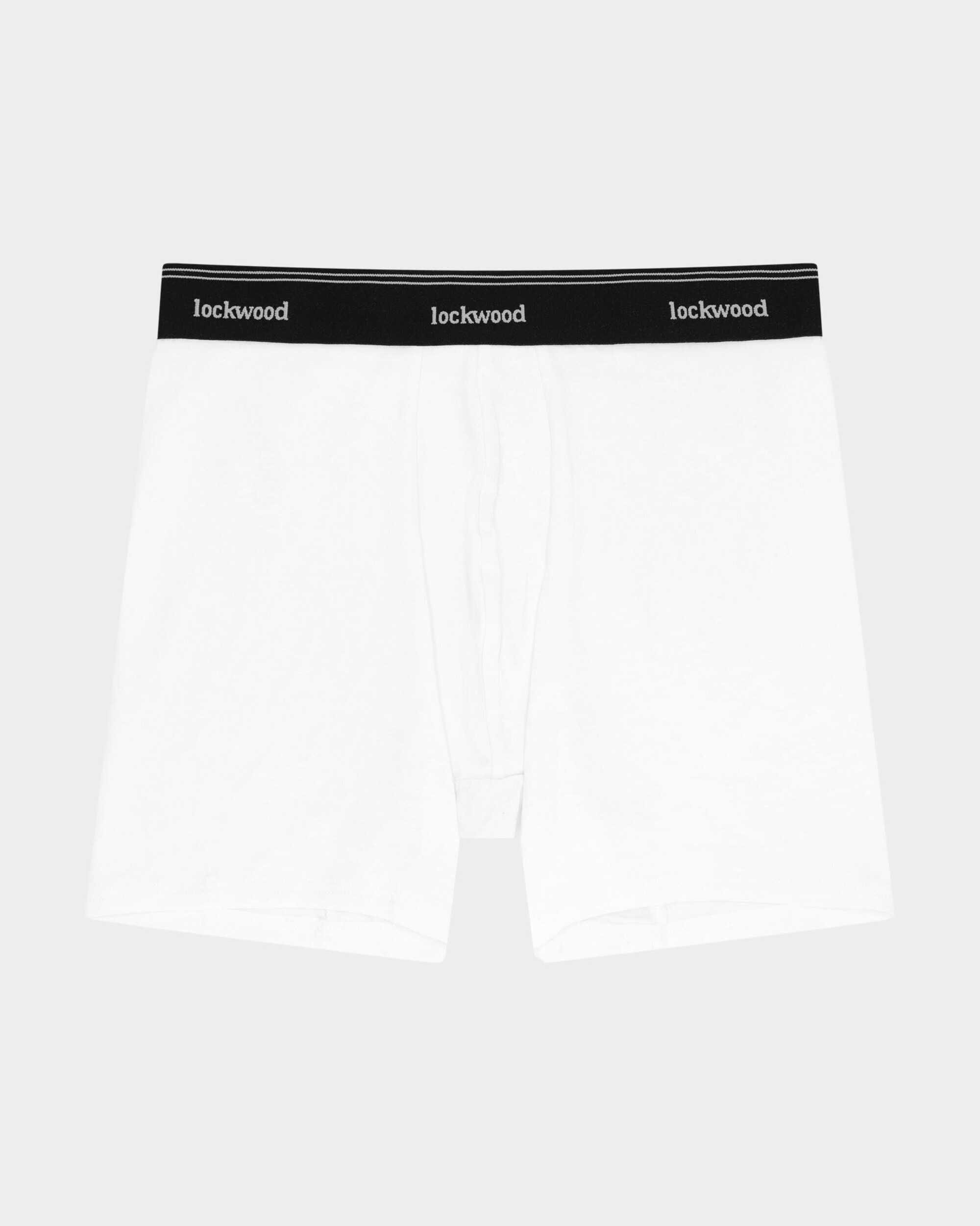 Lockwood 3-Pack For Daily Use Boxers - White