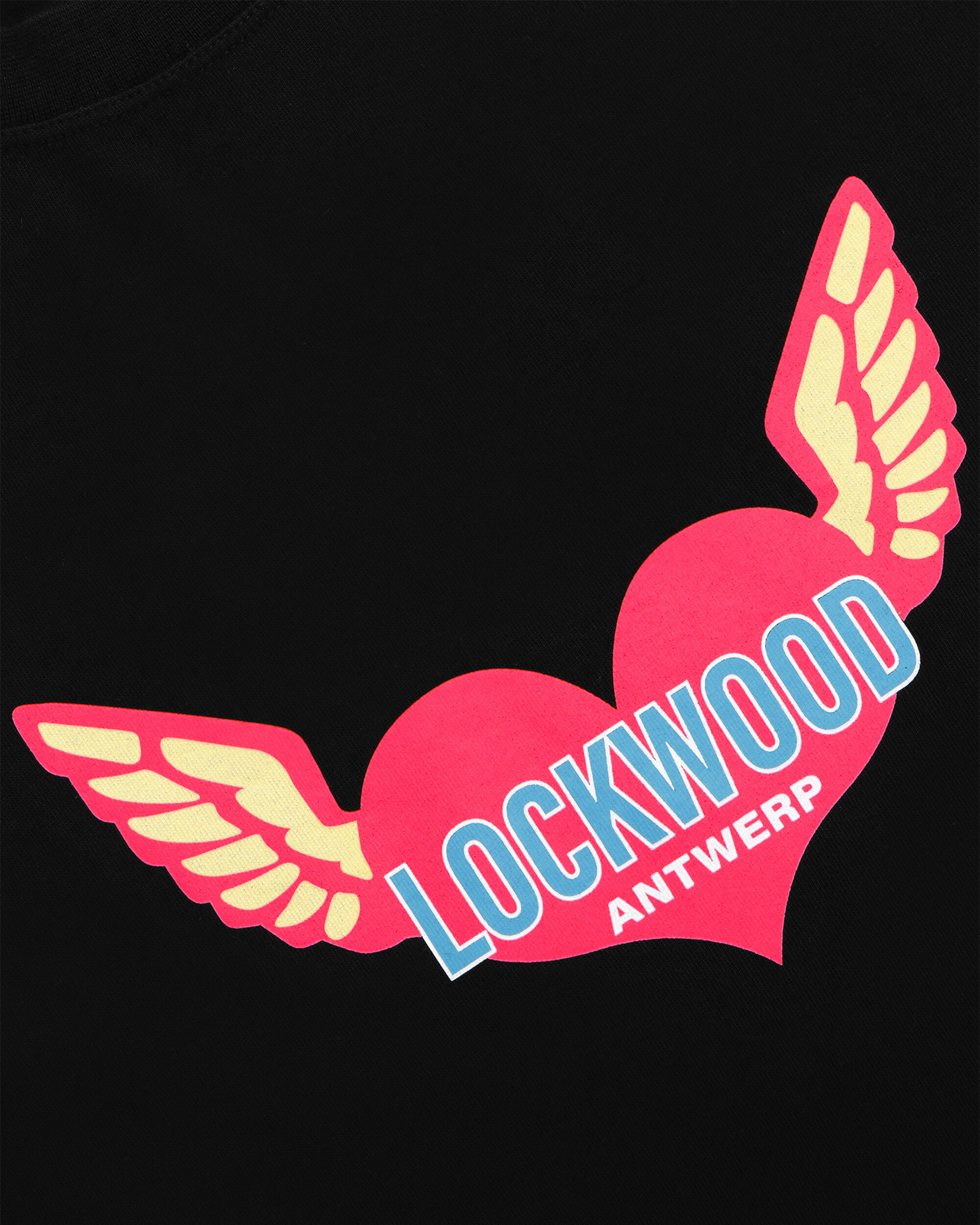 Lockwood Winged Heart T-Shirt - Black