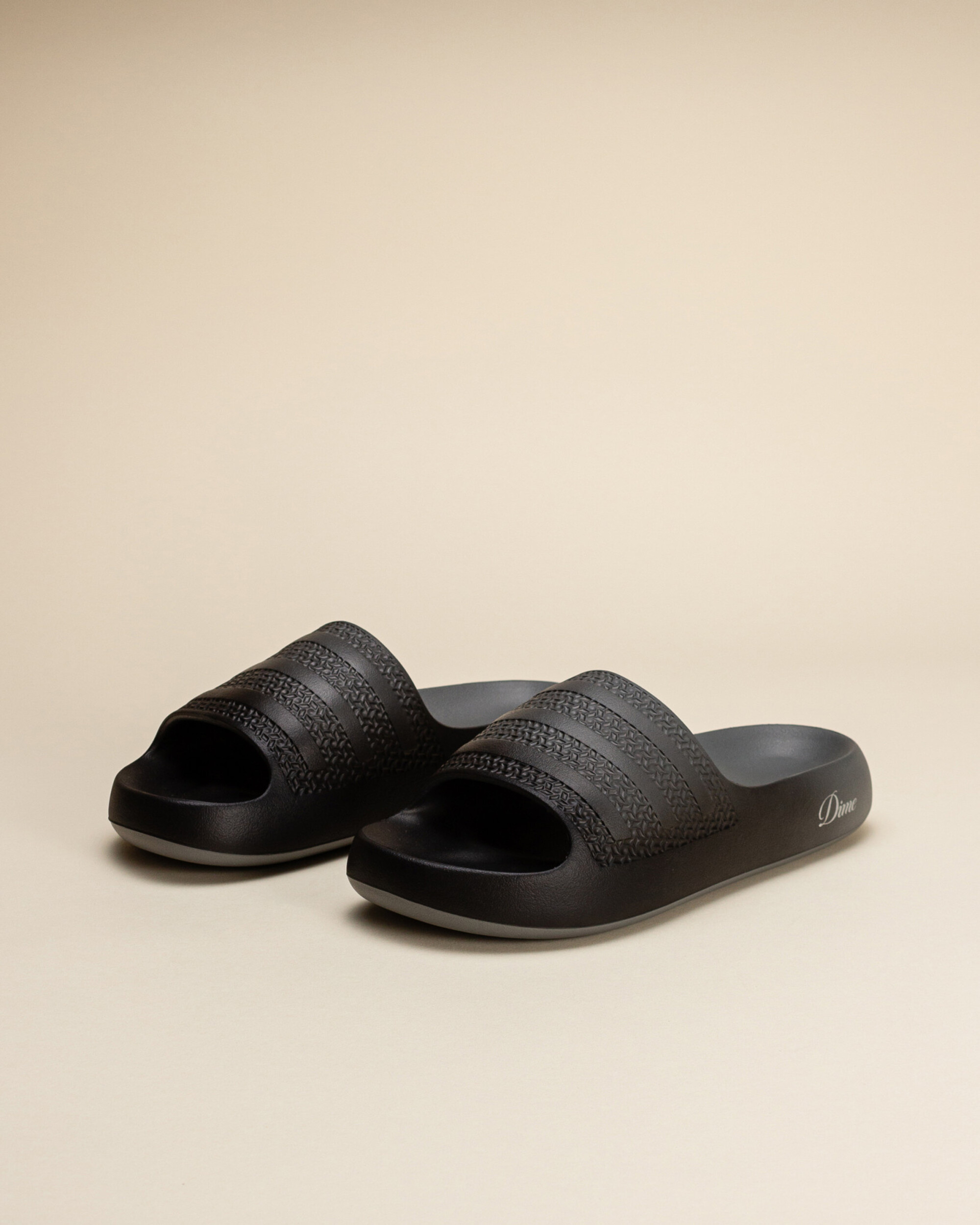 Adidas Dime Ayoon Slides Core Black/ Vista Grey/ Gold