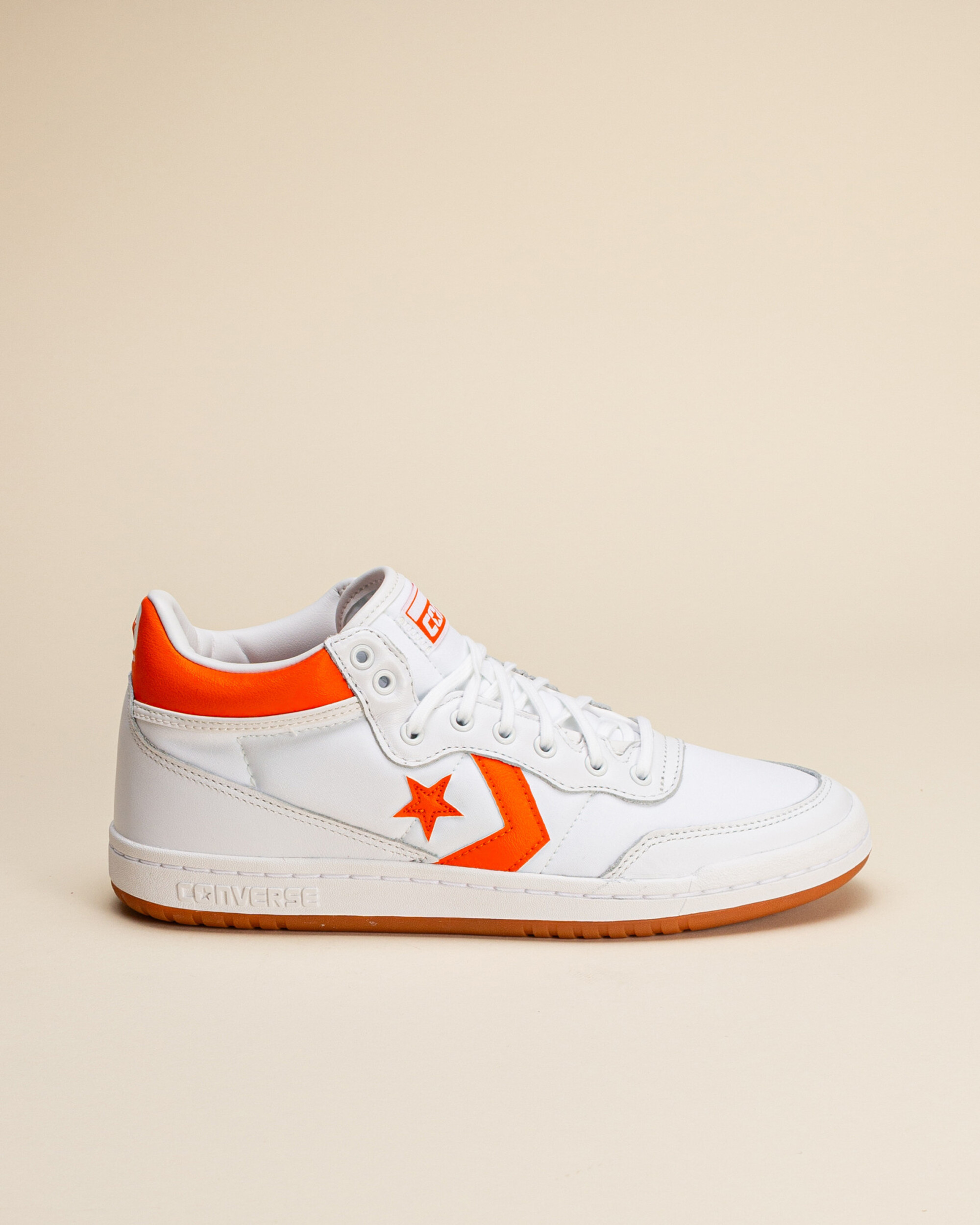 Converse Fastbreak Pro Mid White / Orange / Gum