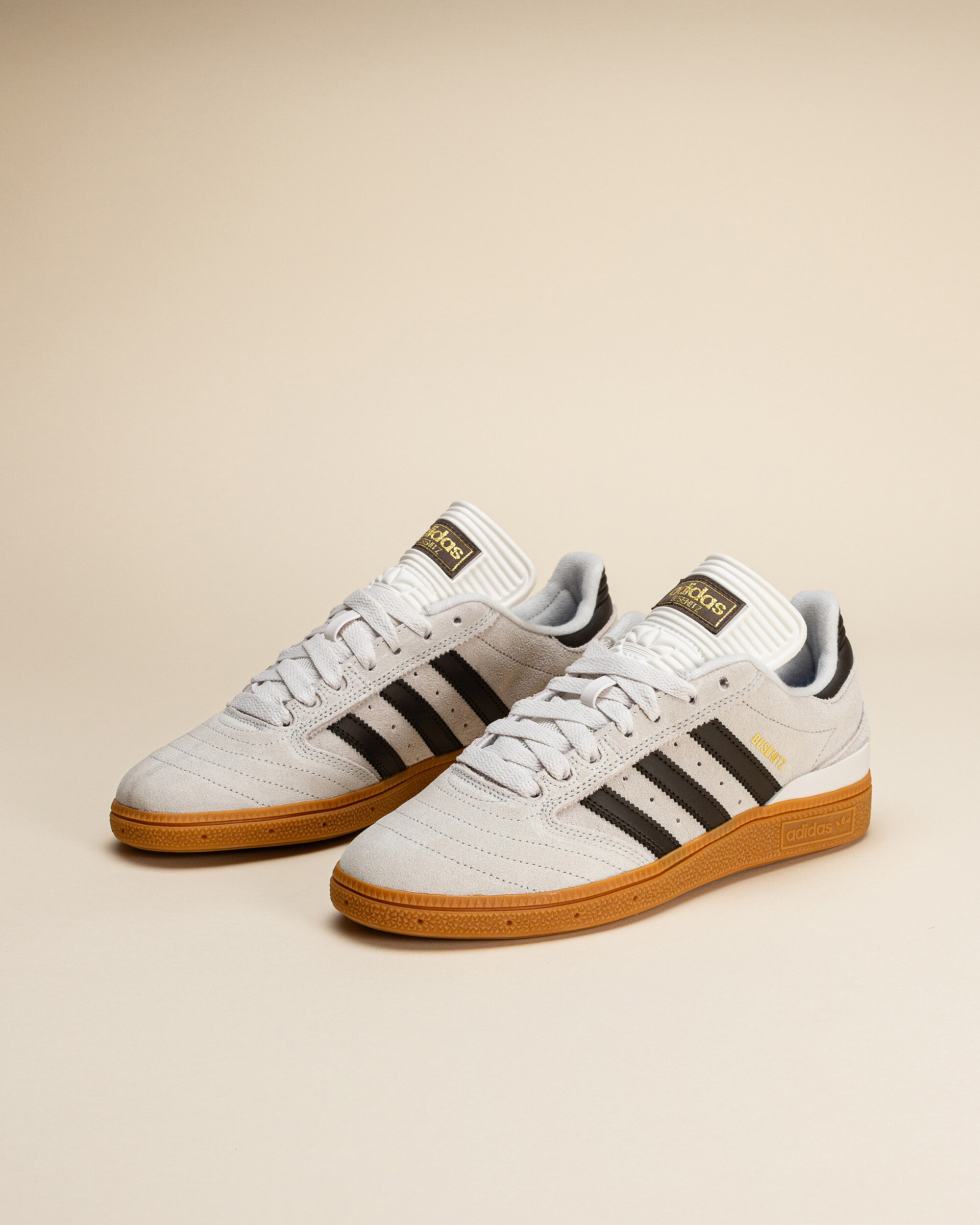 Adidas Busenitz - Crystal White/ Shadow Olive/ Gum