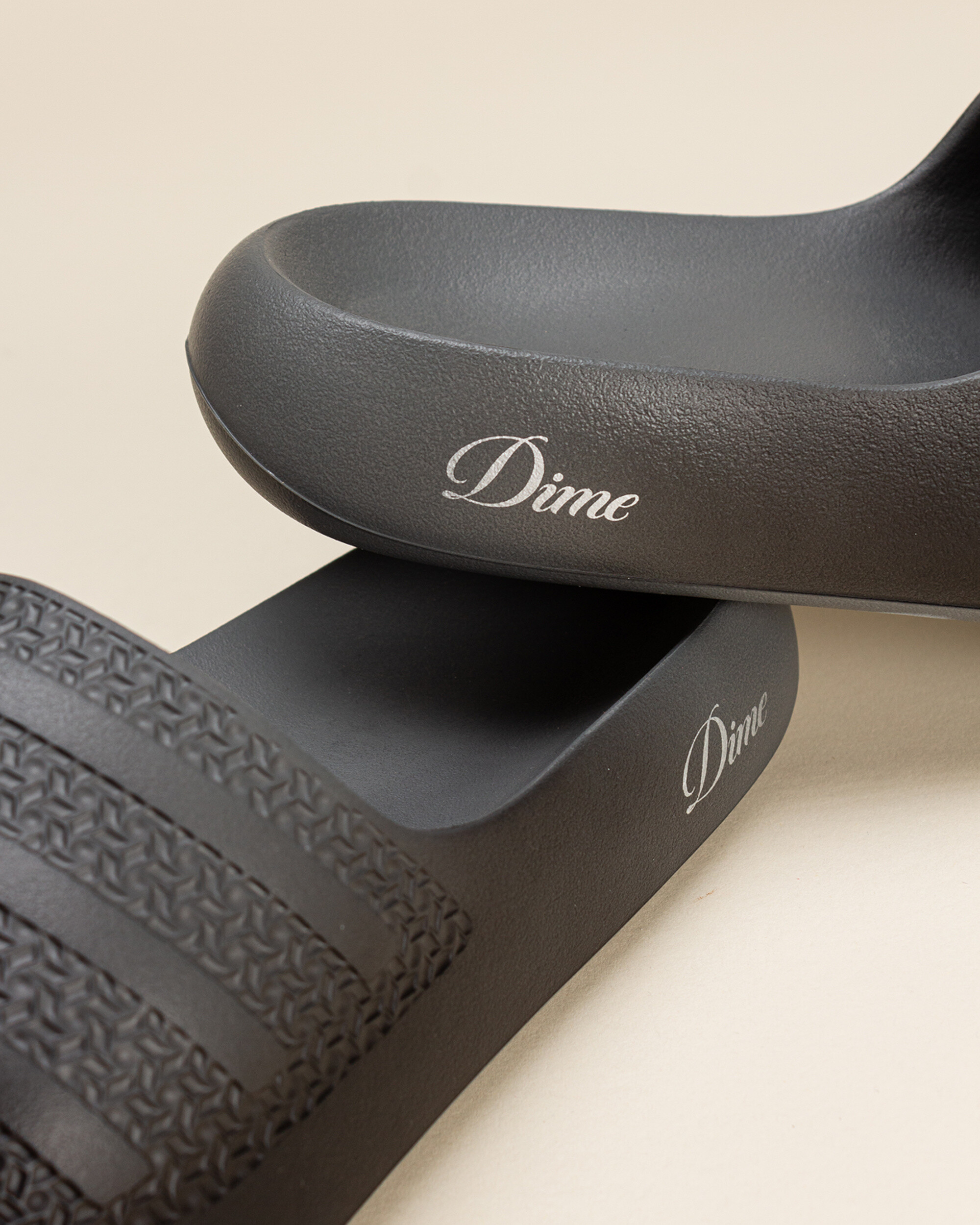 Adidas Dime Ayoon Slides Core Black/ Vista Grey/ Gold