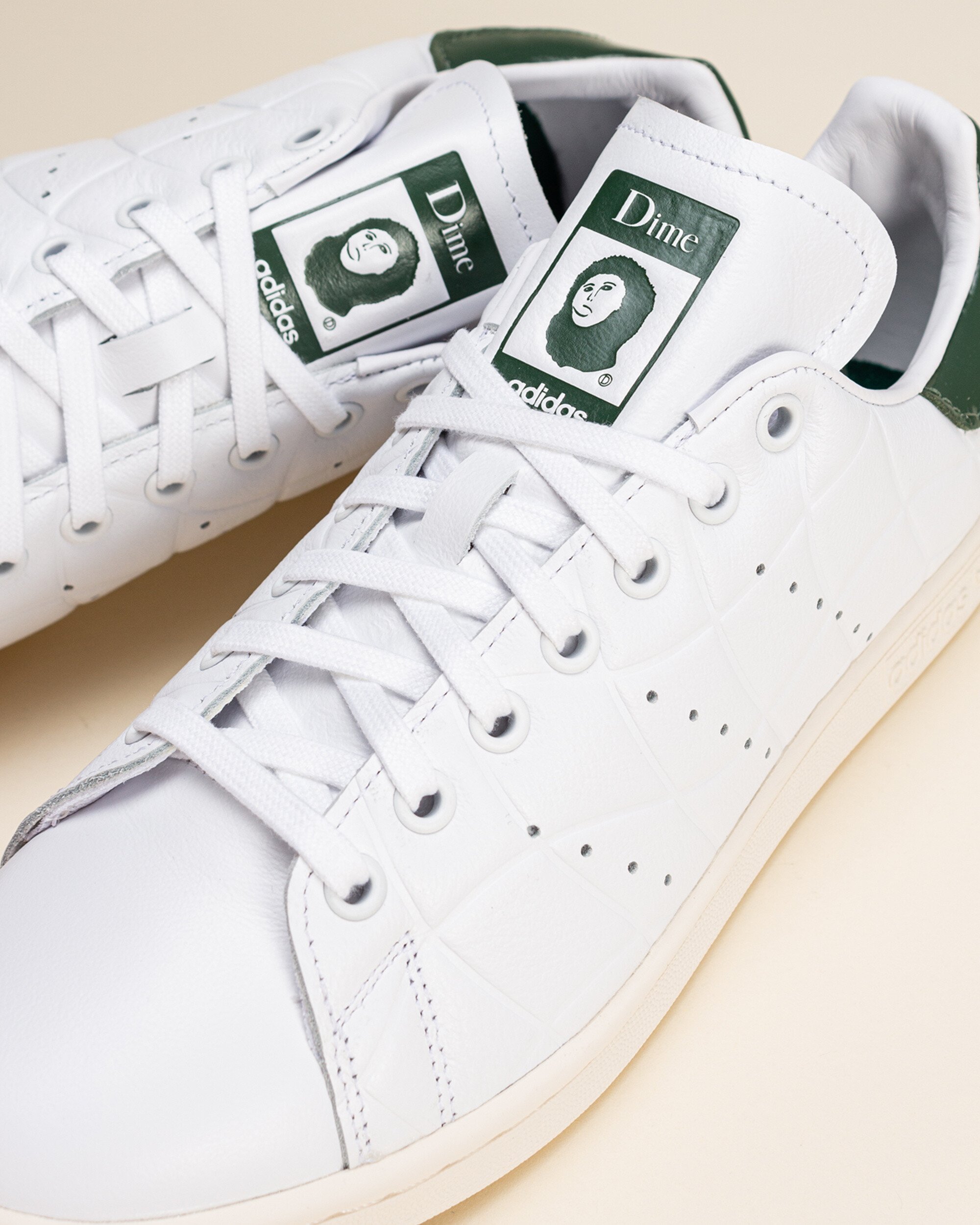 Adidas Dime Stan Smith Cloud White/Collegiate Green/Green Oxide