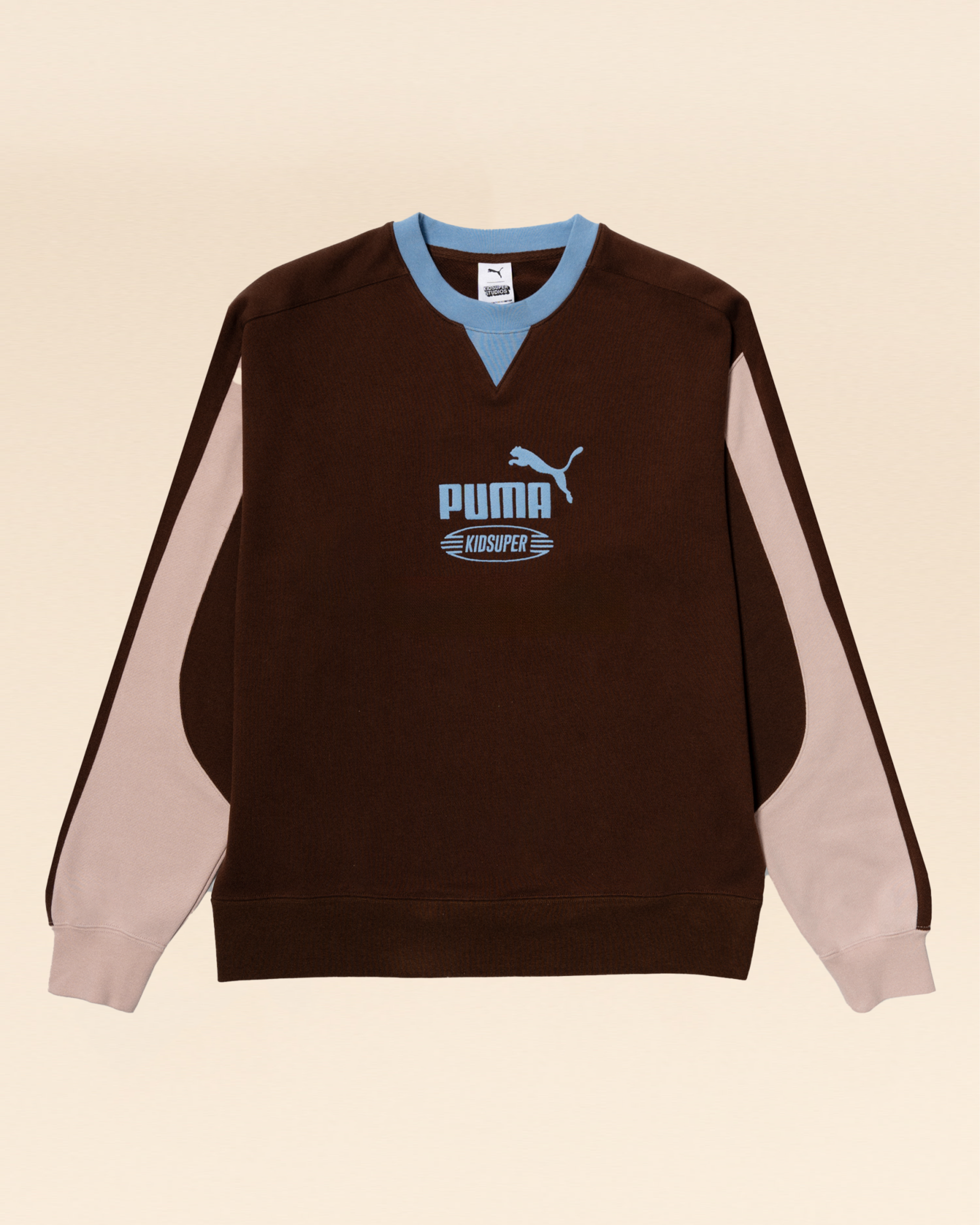 Puma KidSuper Crewneck Sweater Espresso Brown